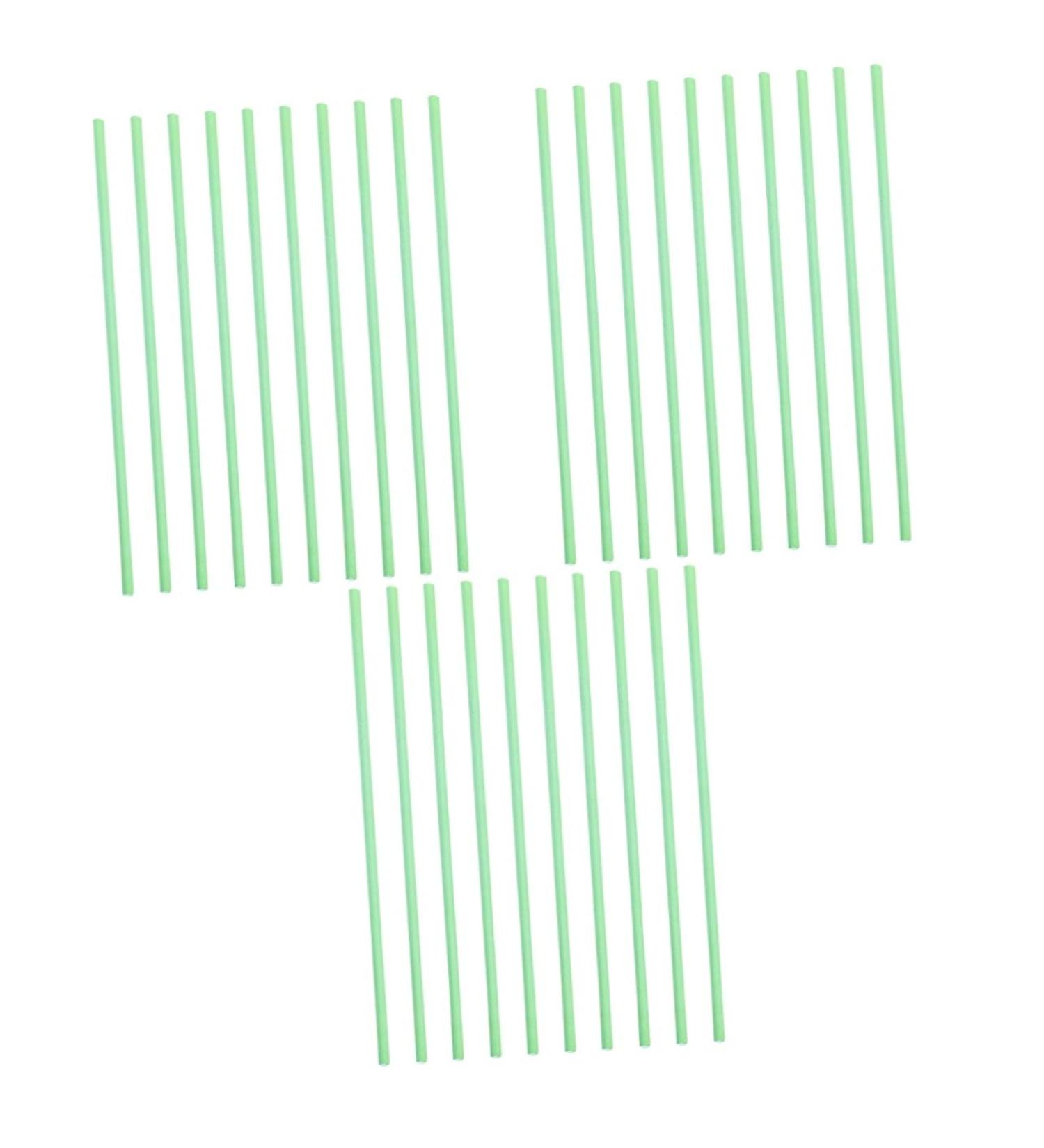 Ciieeo 6 Packs 200pcs Lolly Colored Cake Stick Sucker Stick Bulk Suckers Lollipop Sticks Dessert Paper Candy Sticks Food Special Paper Candy Making Stick Cake Kit Lolypop 15c Solid Buffet Greenx3pcs Size 1x3pcs - Buy Online on GoSupps.com