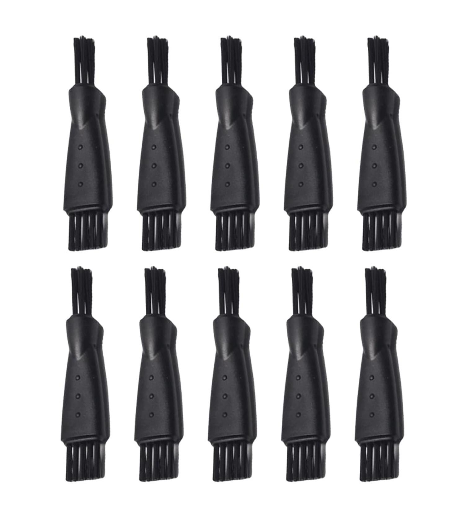 10 x Razor Cleaning Brushes - Men's Shaving Brush Double Head Trimmer Brush Universal Razor Cleaner - Buy Online on GoSupps.com