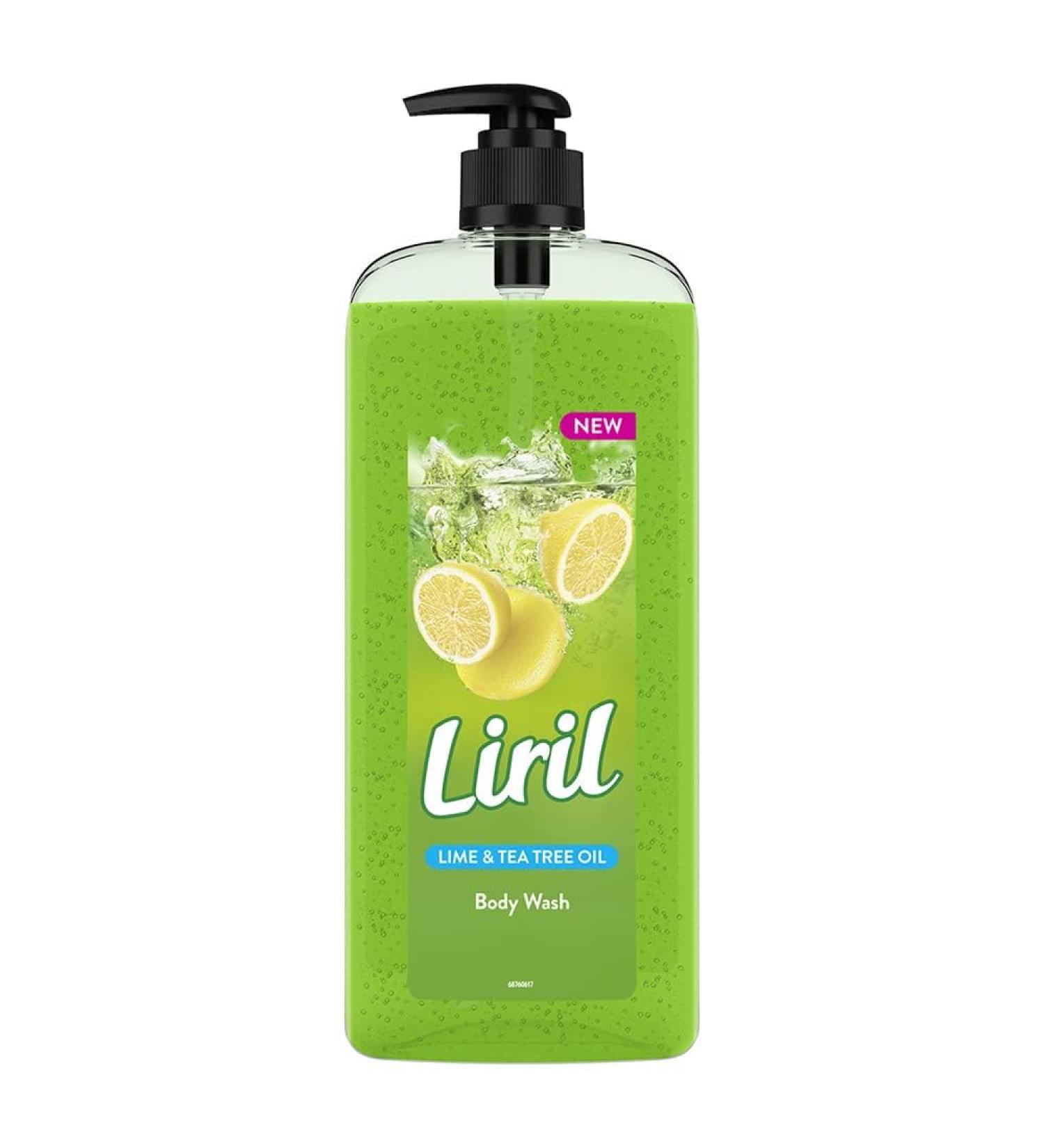 Liir.ril Lemon & Tea Tree Oil Body Wash - SuperSaver XL Pump Glycerine & Paraben Free Extra Foam 750 ml - Long Lasting Fragrance | International Shipping Available - Buy Online on GoSupps.com