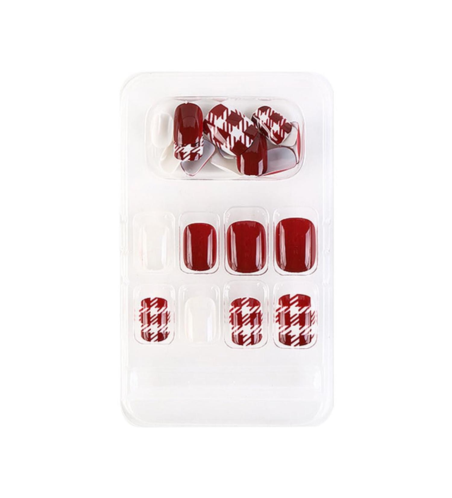dijiusidy False Nail Perfect Matching Simple to Wear Fingernail Full Coverage Press Type Strong Viscosity Adjustable Paster Type 13 F741 Type 13 1 count (Pack of 1) - Buy Online on GoSupps.com