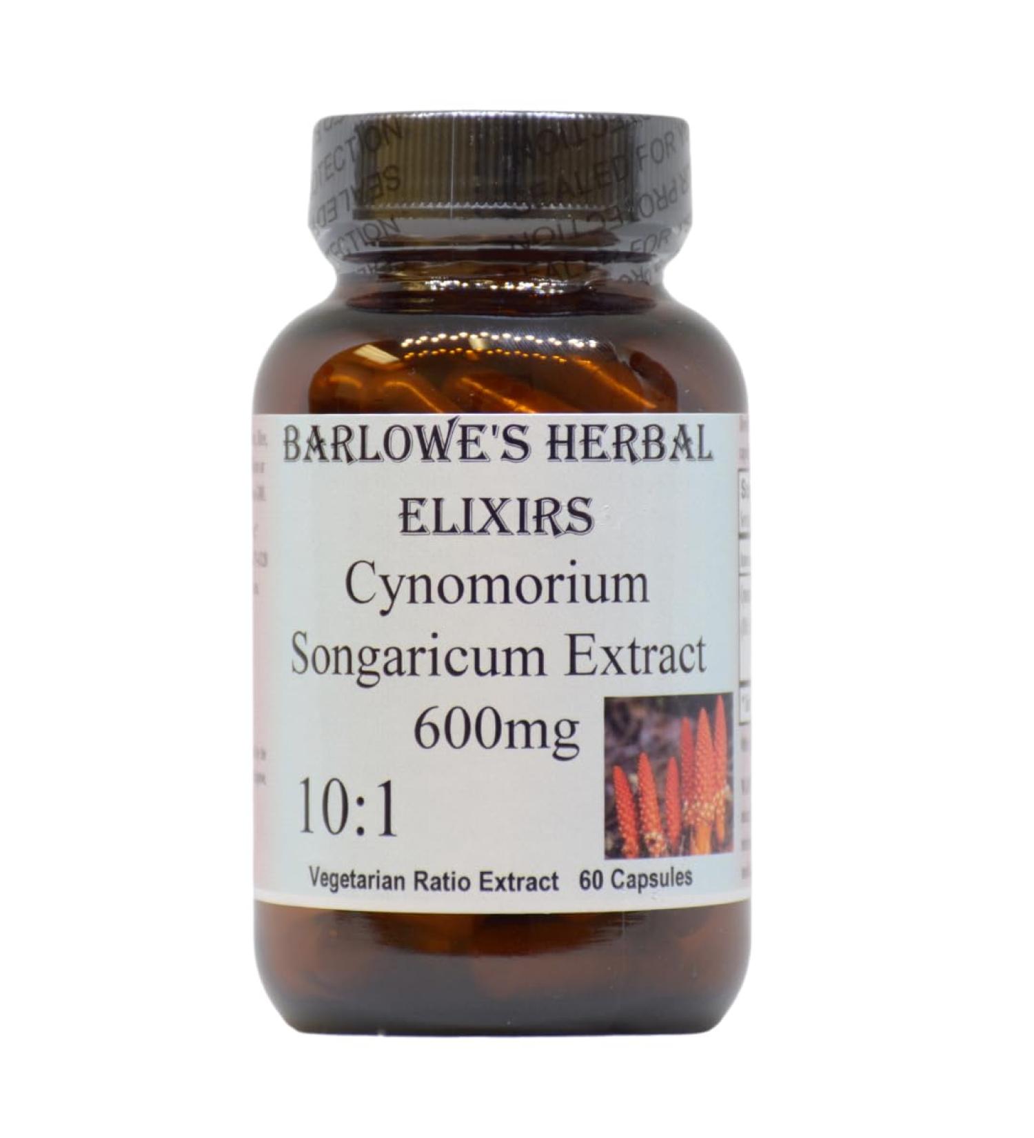 Cynomorium Songaricum Extract 10:1 | 600mg Per Capsule | Herbal Supplement for Stamina, Vitality & Wellness | 60 Vegan Capsules | Stearate-Free, Glass Bottled - Buy Online on GoSupps.com