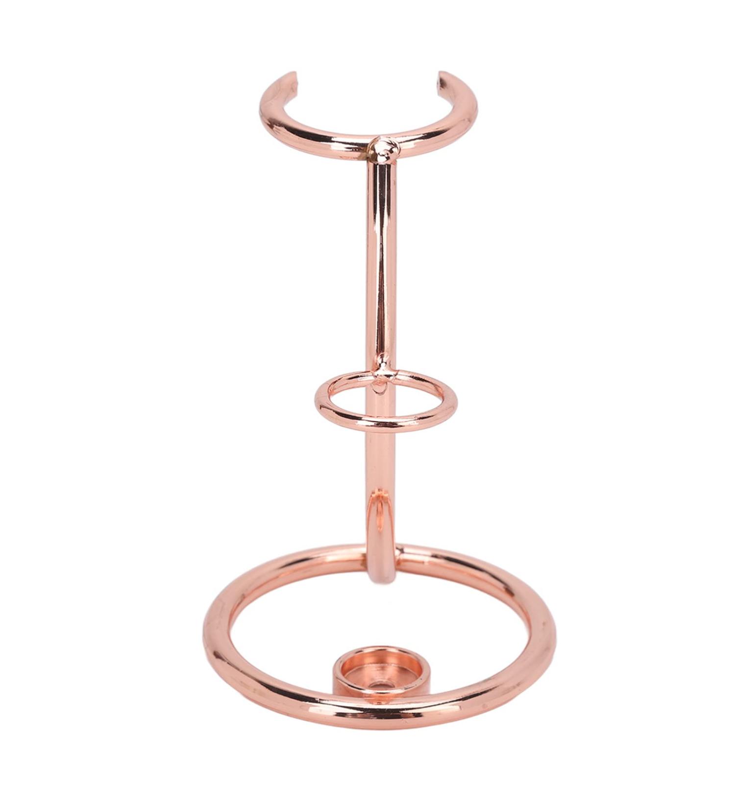 Buy Rustproof Rose Gold Razor Planing Stands - Slip Protection & Quick Drying | Premium Stainless Steel for Men - Buy Online on GoSupps.com