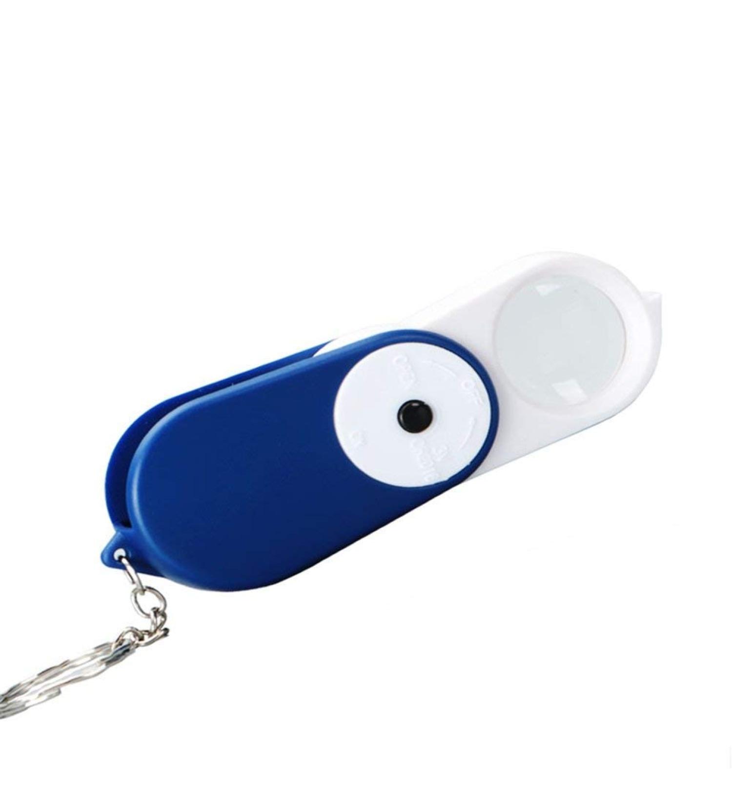 Magnifying Glasses Portable Magnifying Glass with Light Mini Key Magnifier Button Switch 15X Hd Lens for Reading Coins Identifications Rocks Travel Folding Loupe - Buy Online on GoSupps.com