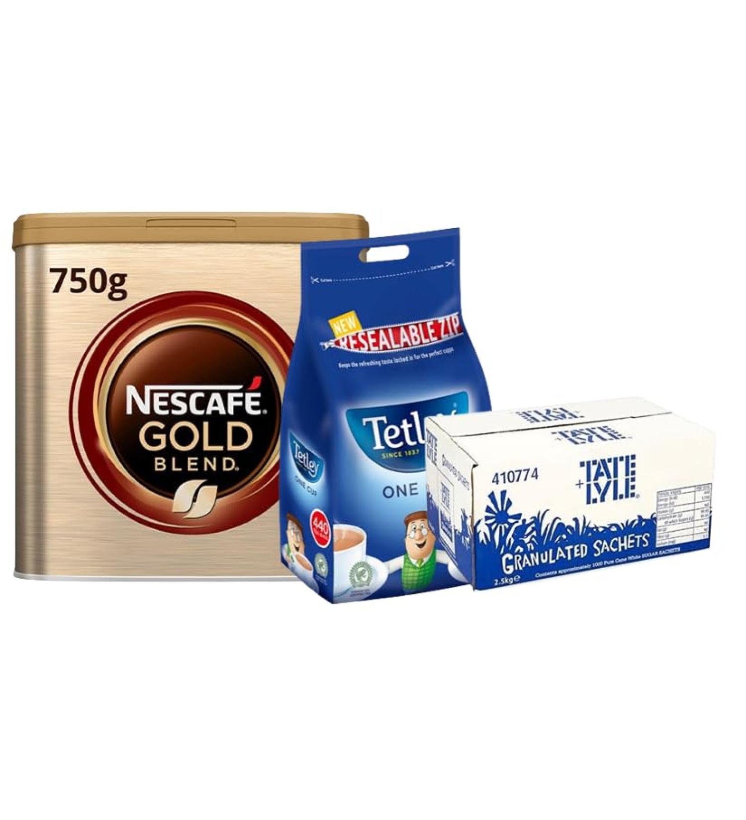 Office or Home Catering Starter Pack Tea Coffee & Sugar