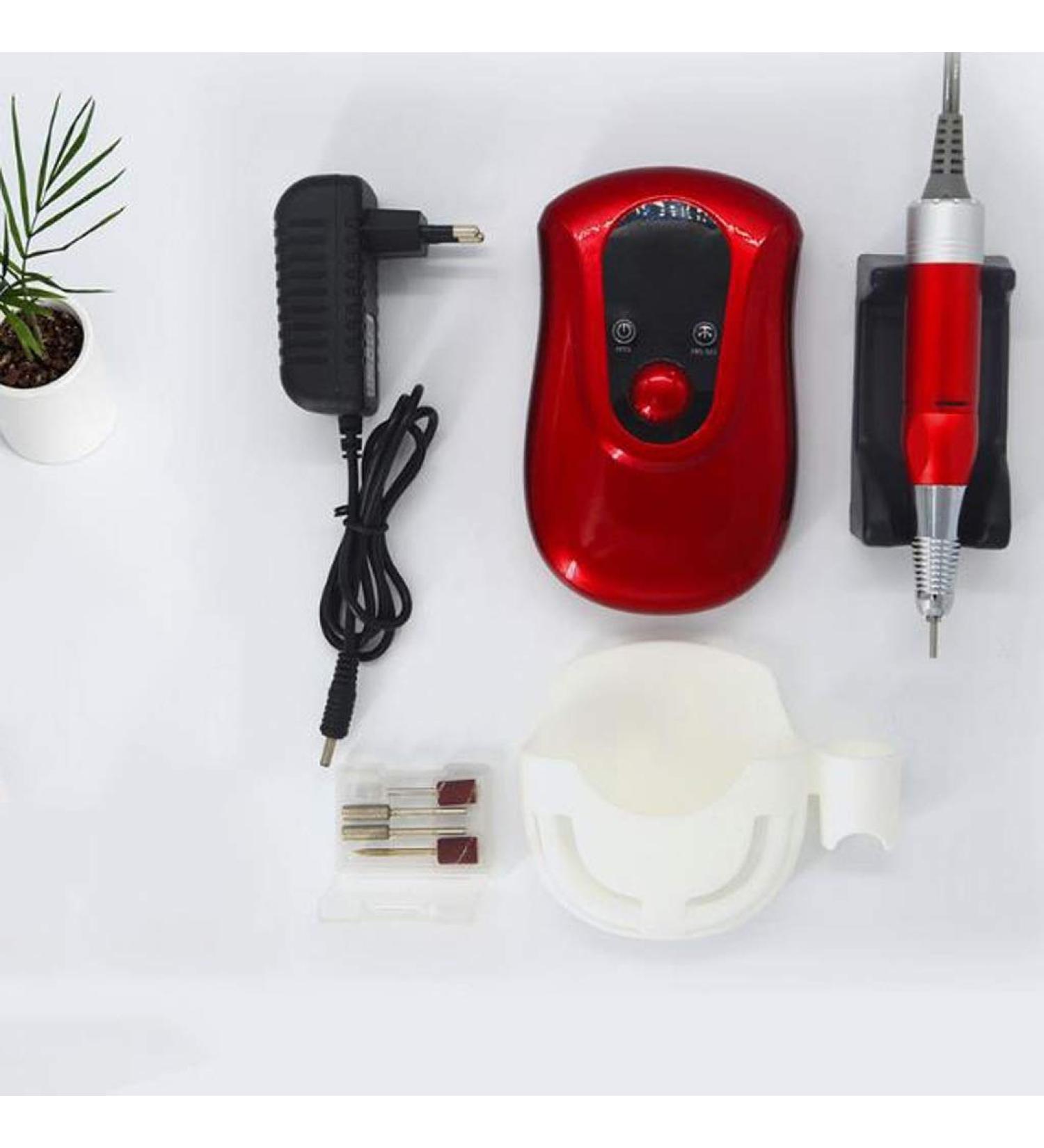 Nail Drill Electric Nail File for Acrylic Nails Rechargeable Portable E-File Manicure Pedicure Tools 30000RPM Nail Buffer Manicure Pedicure Polishing Tools - Buy Online on GoSupps.com