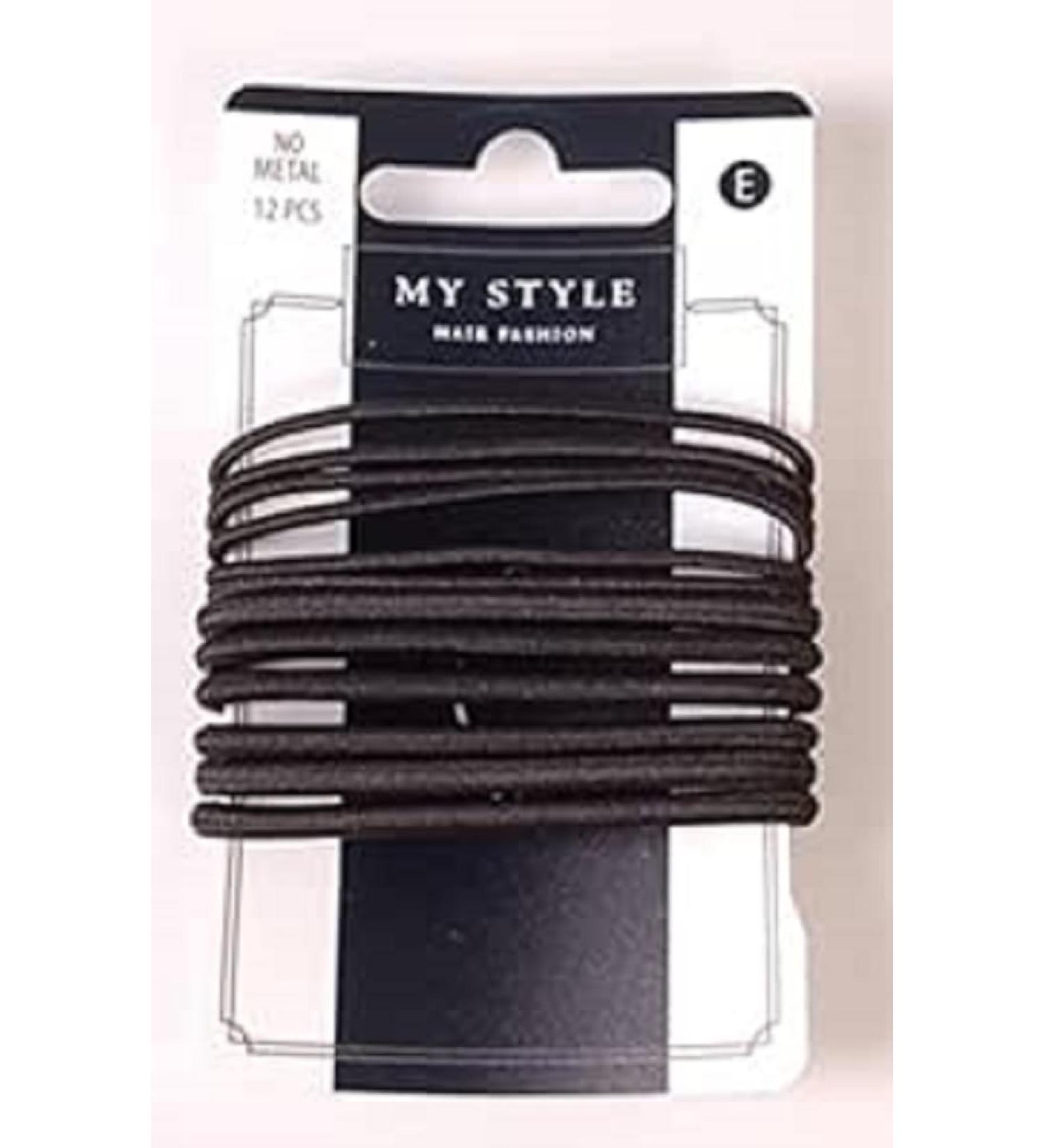 MyStyle hair ties thick and thin mixed 12 pieces