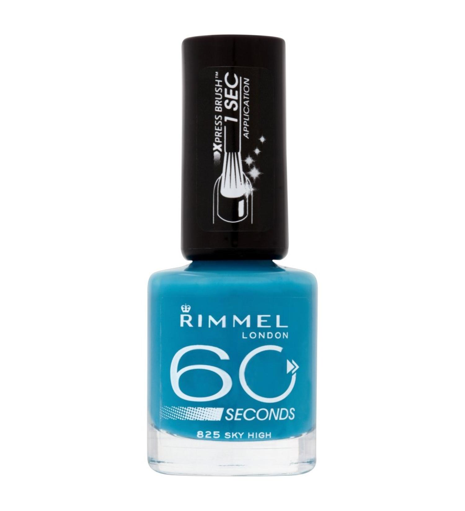 Rimmel 60 Seconds Nail Polish Sky High Sky high 8 ml (Pack of 1)