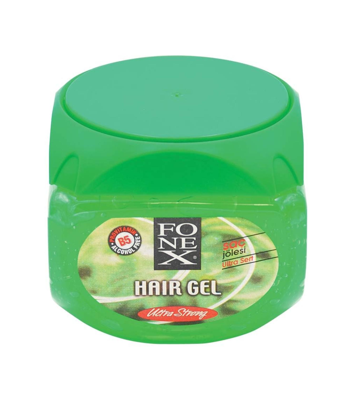 Fonex Ultra Strong Hair Gel 500ml - Strong Hold No Residues Alcohol-Free Perfect for All Hairstyles - Buy Online on GoSupps.com