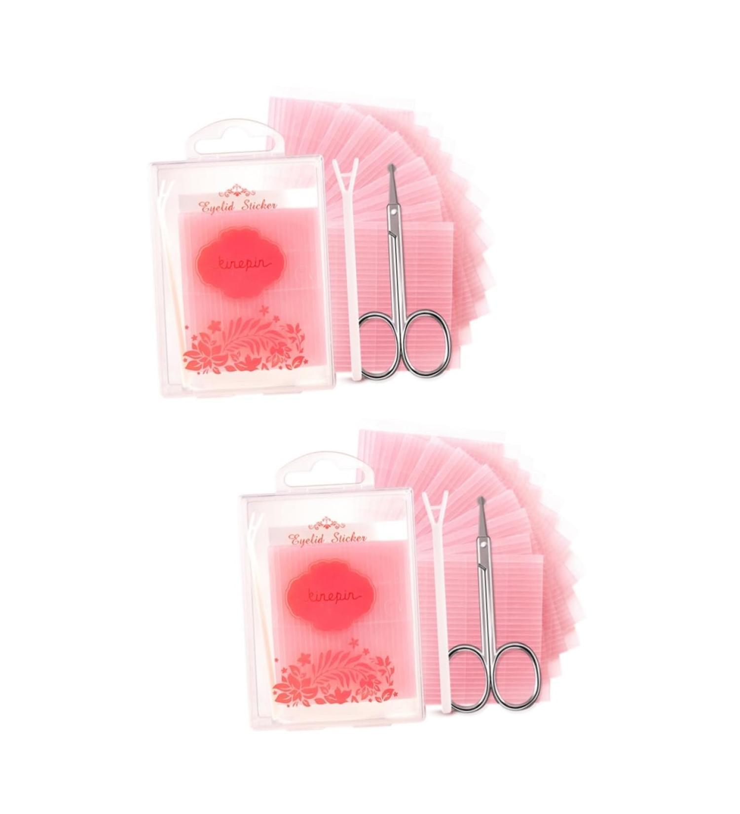 Beavorty 2 Sets Tweezer Beauty Side Women Transparent Eyelid Pastes for with Mesh Woman Girls Tape Invisible 6.9X5.1cmx2pcs Transparentx2pcs - Buy Online on GoSupps.com