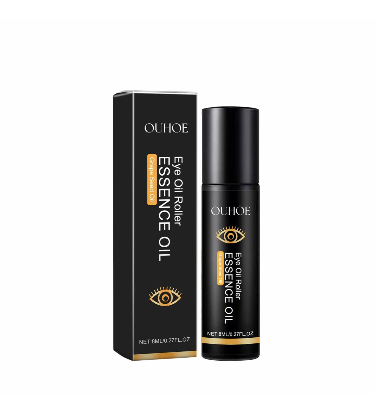 Eye Serum Roller with Grape Seed Oil Glycerin and Castor Oil Anti-Aging Treatment for Fine Lines and Wrinkles Nourishing and Firming Formula 8ml - Buy Online on GoSupps.com