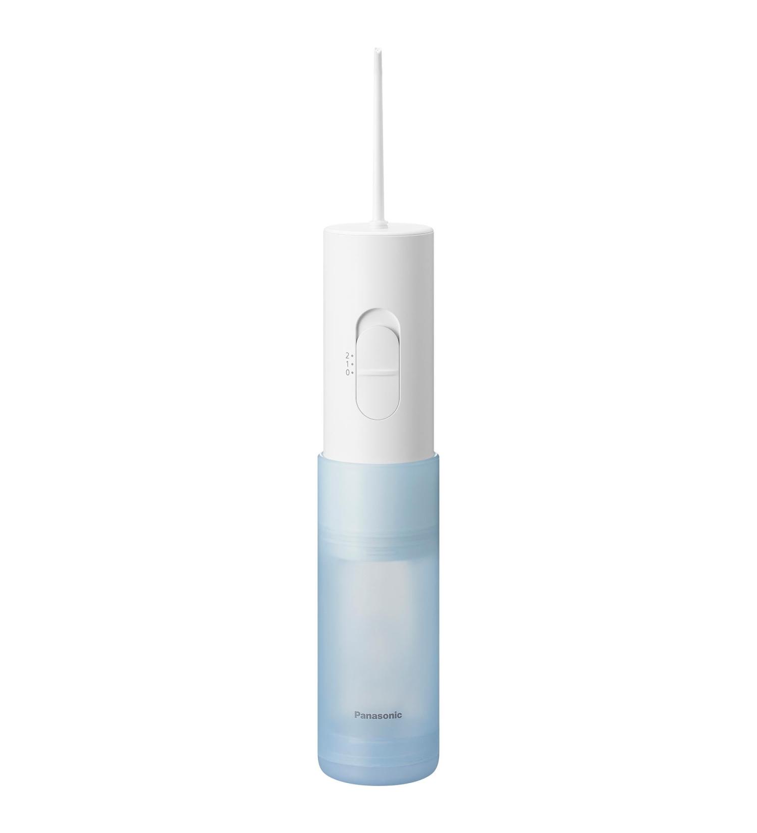 Panasonic Travel Water Flosser - Cordless Portable Oral Irrigator with 2 Pressure Settings & Collapsible Tank - EW-DJ11-A Blue - Buy Online on GoSupps.com