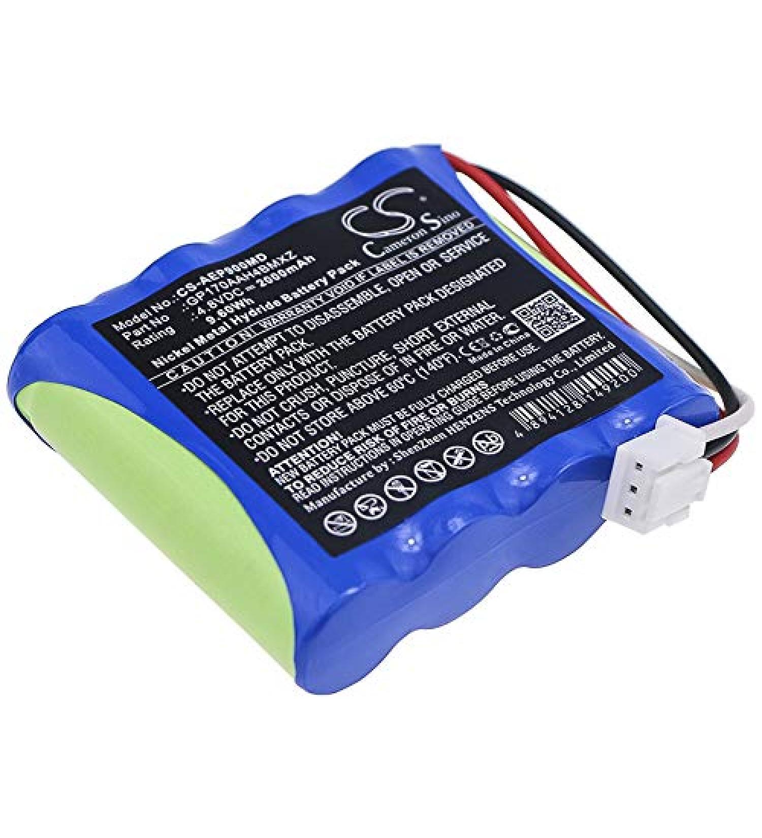 Replacement Battery for American Diagnostic 9002-5 ADC E-Sphyg 2 GP170AAH4BMXZ - 2000mAh International Shipping Available - Buy Online on GoSupps.com