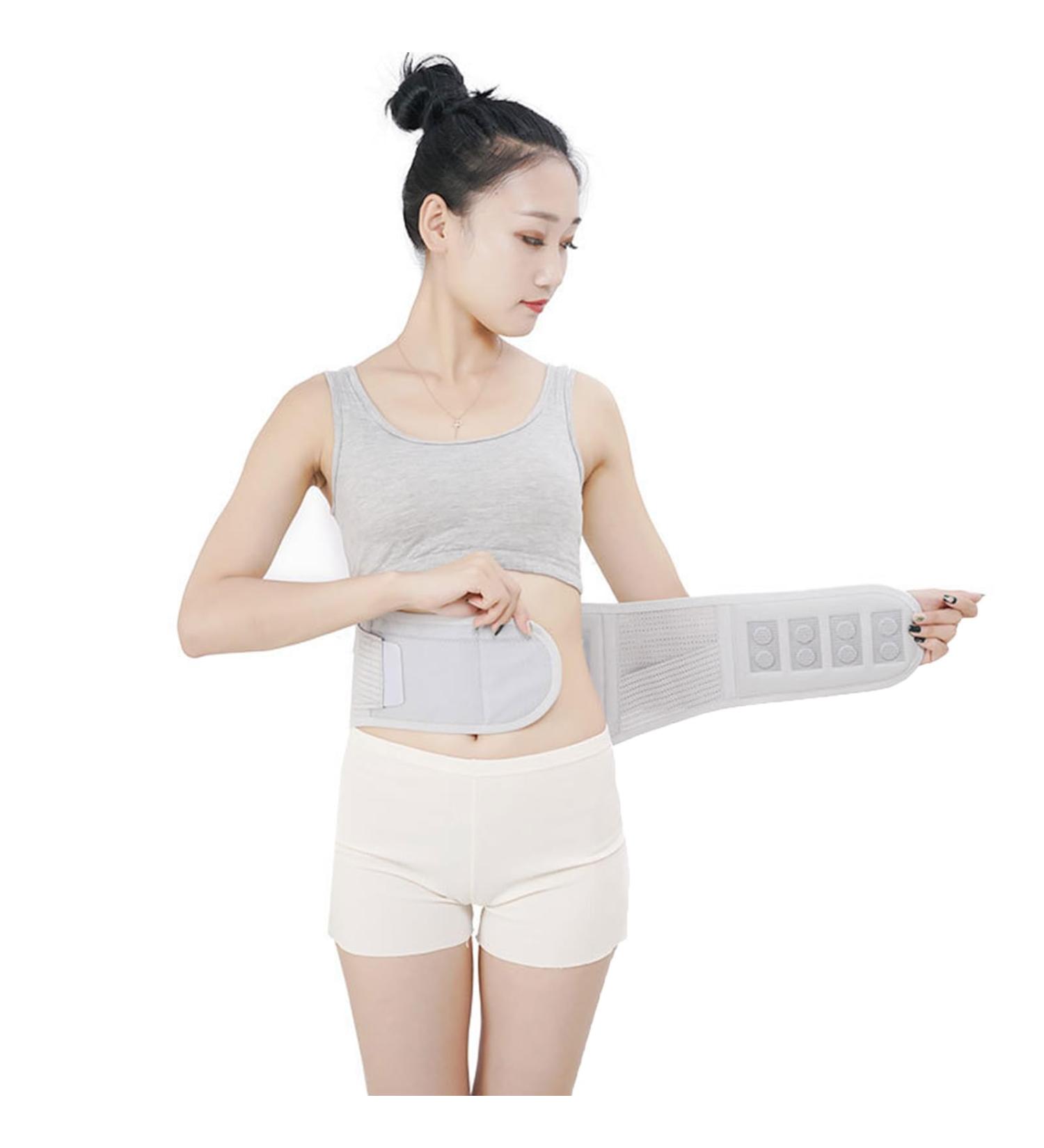Middle-aged And Elderly Self-Heating Lumbar/Waist/Lower Back Supports Brace Belt Physiotherapy Massagers With 24Pcs Magnets For Men Women Relief Back Pain (Color : Gray Size : L/Large) Gray L/Large - Buy Online on GoSupps.com