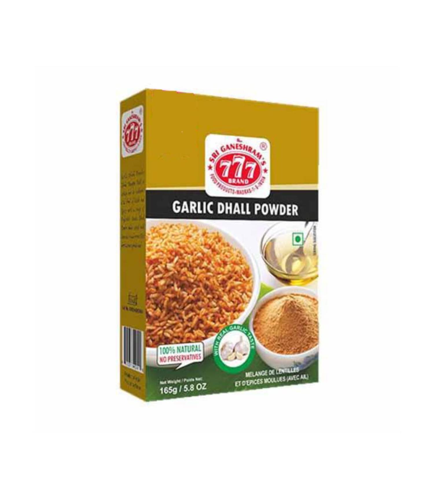 777 Garlic Dhall Rice Powder 165gr x 20 pack