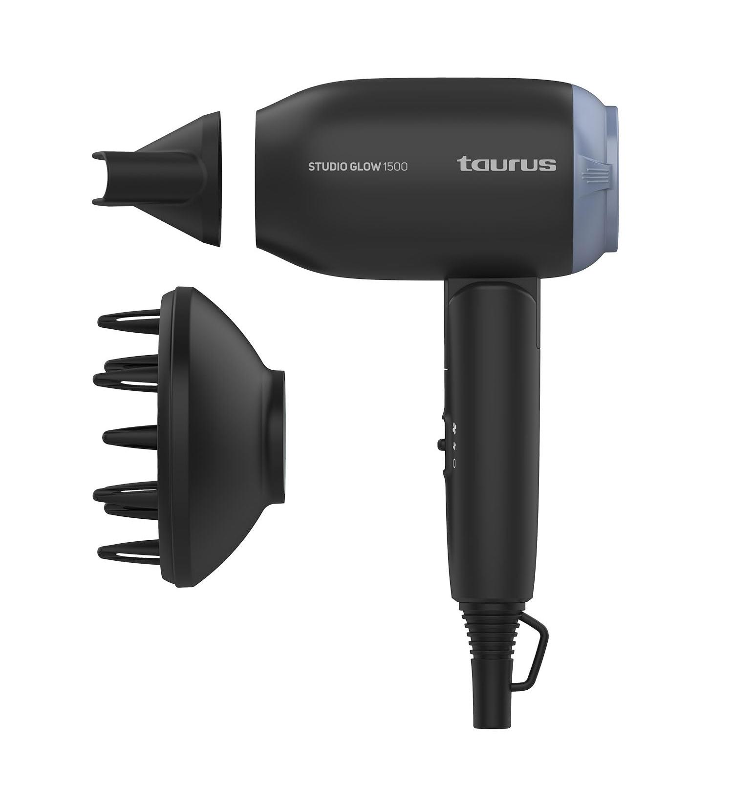 Taurus Studio Glow 1500 Travel Hair Dryer Bivolt 1400W Foldable 2 Speeds 2 Heat settings Very Lightweight & Compact - Buy Online on GoSupps.com