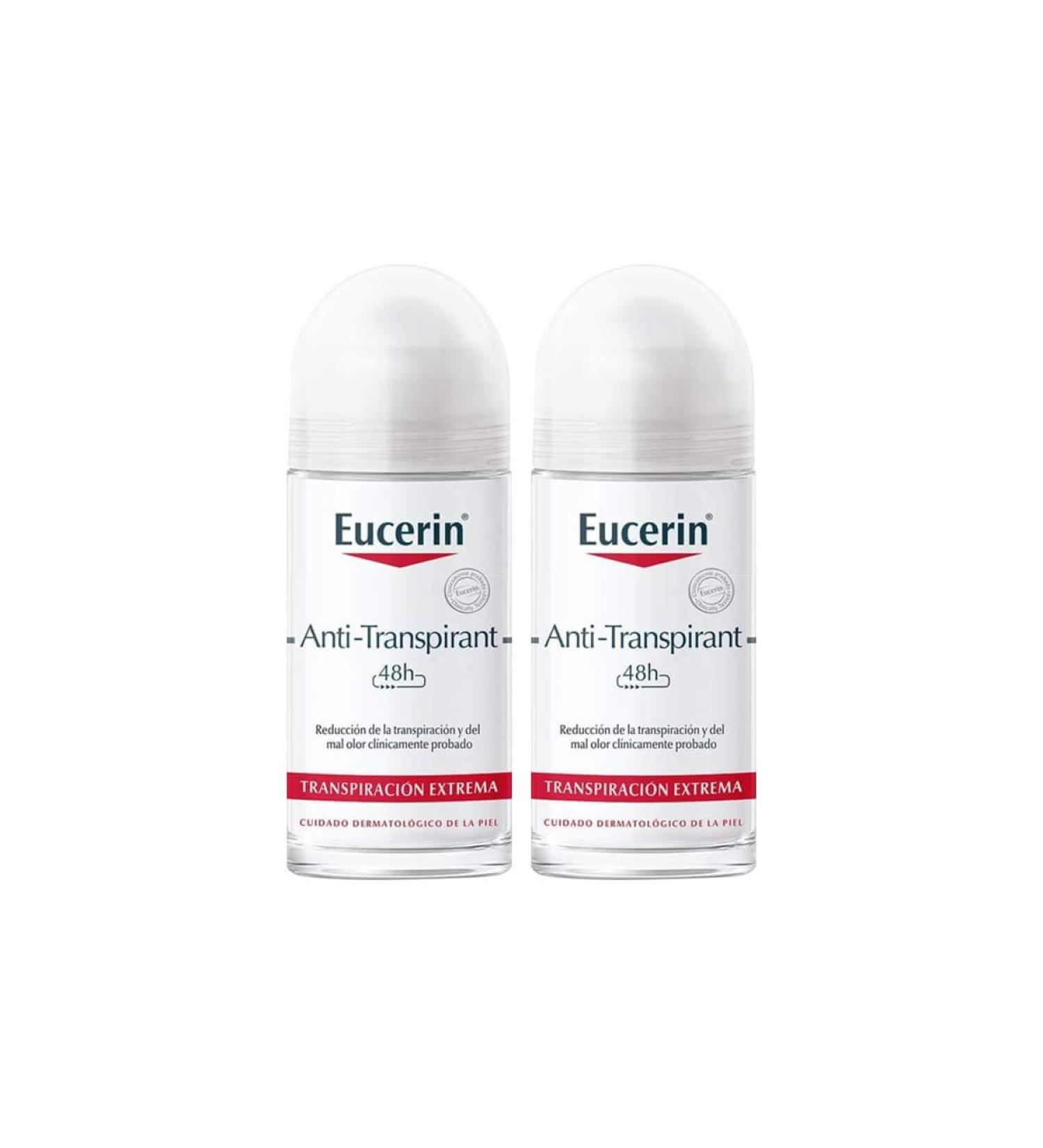 Eucerin Anti Perspirant 48h Roll On 50mlx2