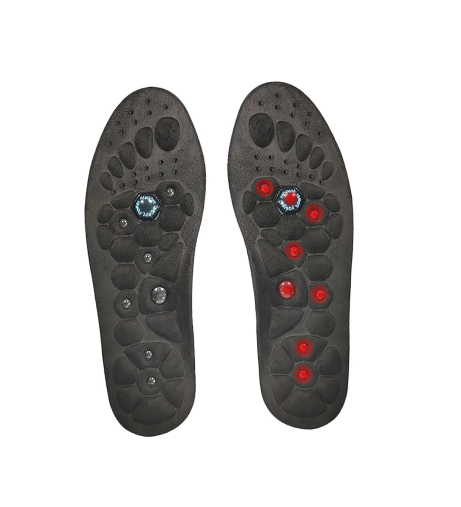 NOLITOY Magnetic Insoles - Foot Care Inserts for Comfort & Massage | Accupressure Foam Shoe Pads for Flat Feet | International Shipping Available - Buy Online on GoSupps.com