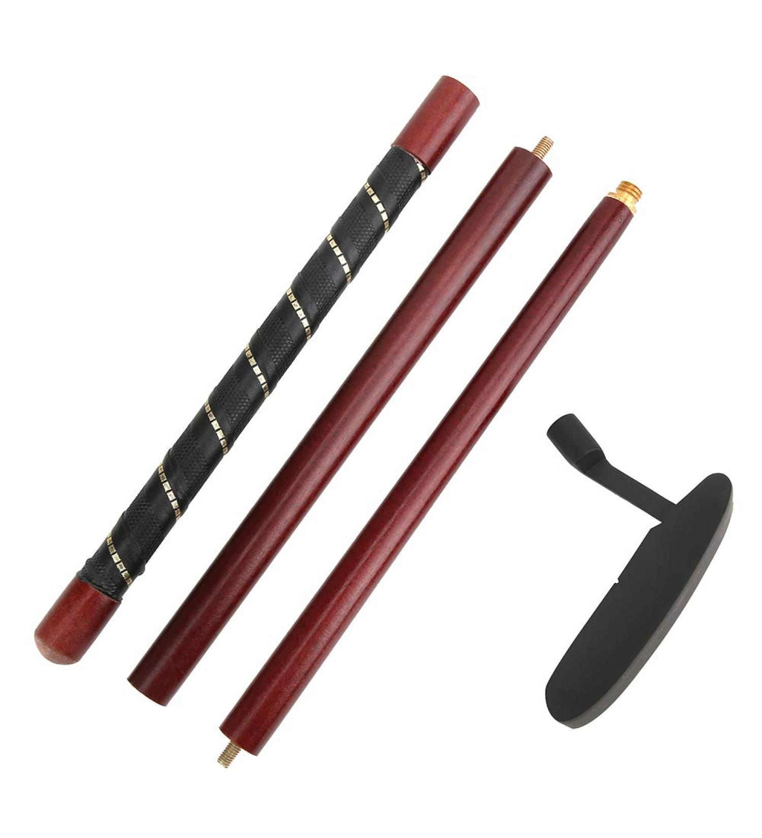 Sturdy Zinc Alloy Golf Putter with Premium Grip | Portable Mini Kids Club for Men, Junior, Adults | Indoor Outdoor Putting Practice | Detachable Push Rod | Right & Left Handed | Rosewood - Buy Online on GoSupps.com