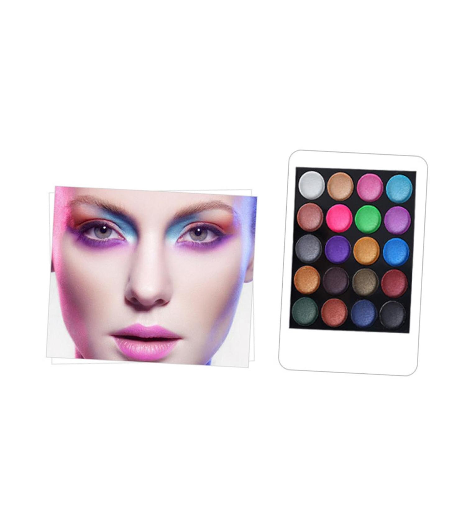 Mipcase 1pcs 32 Eyeshadow Powder Eyeshadow Matt Eyeshadow Pallet Palette Powder Eye Shadow Make up 1 count (Pack of 1) Rosy - Buy Online on GoSupps.com