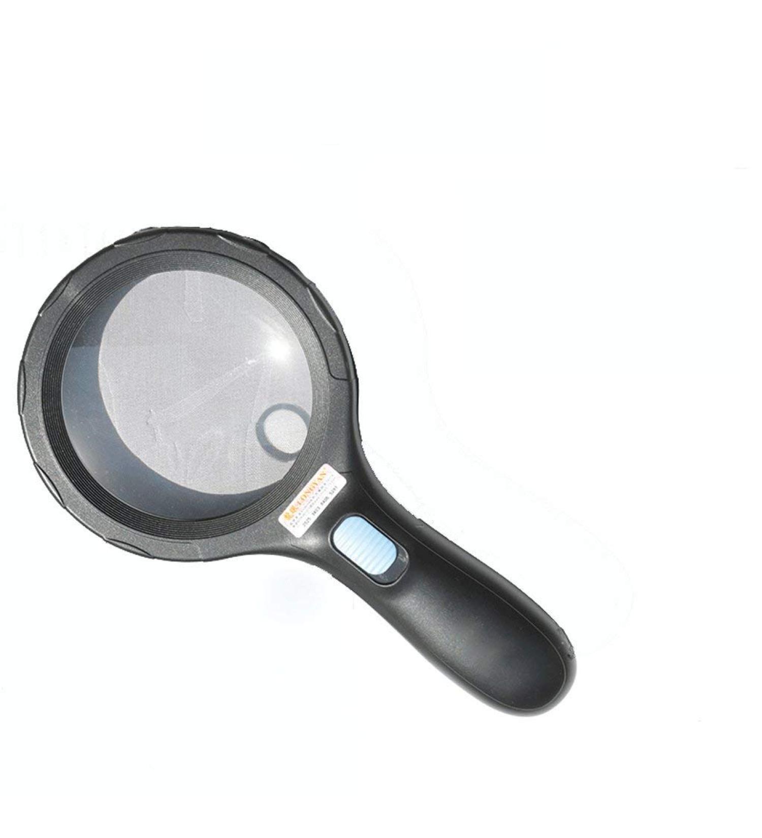 Reading Magnifying Glass Portable Handheld LED Illuminated Extra Large Lens Elderly Children Reading Magnifier Made in China - Buy Online on GoSupps.com