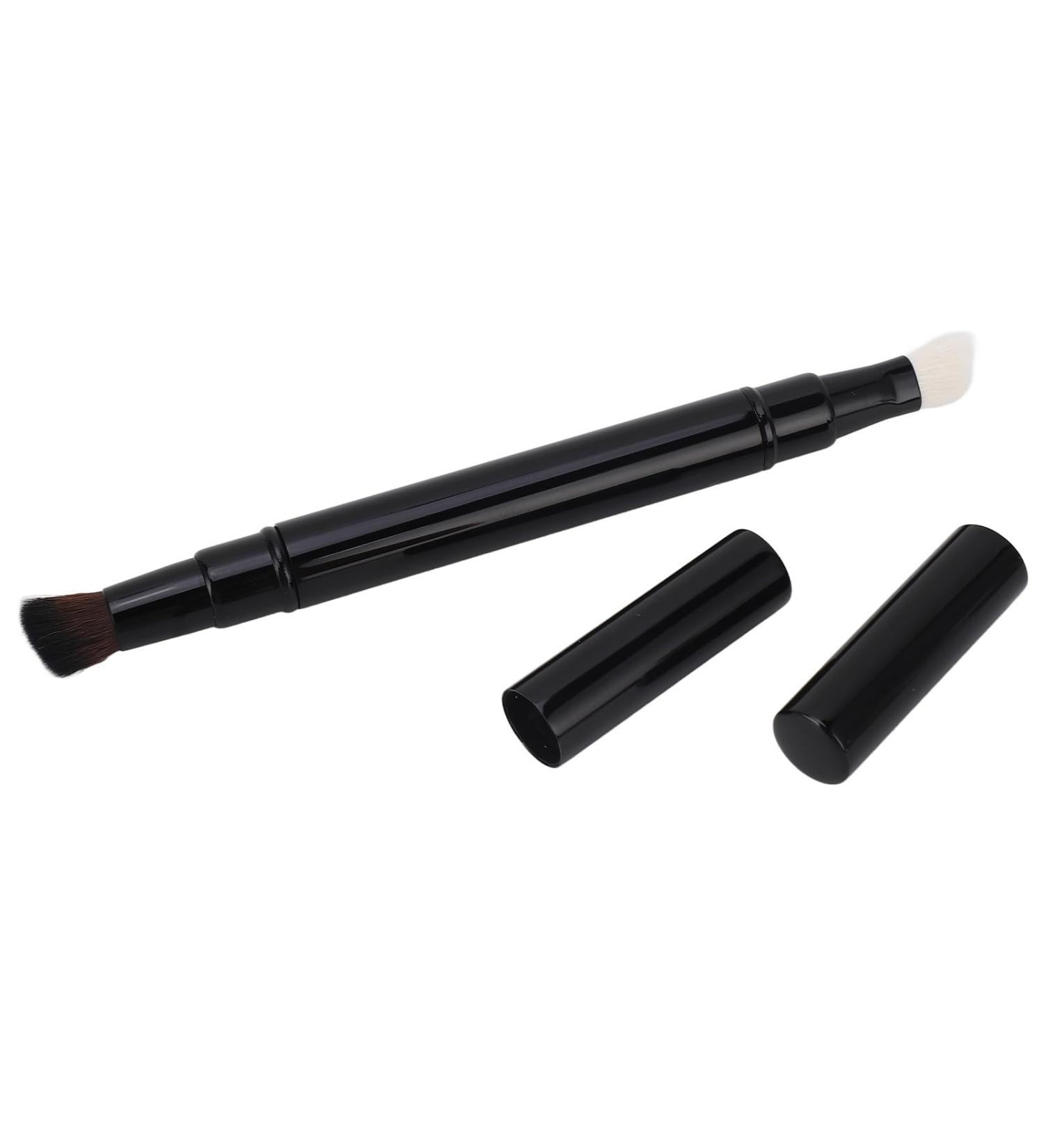 1 PCS Retractable Dual Ended Makeup Brush Soft Wool Hair Portable Shadow Brush for Travel Outdoor - Buy Online on GoSupps.com