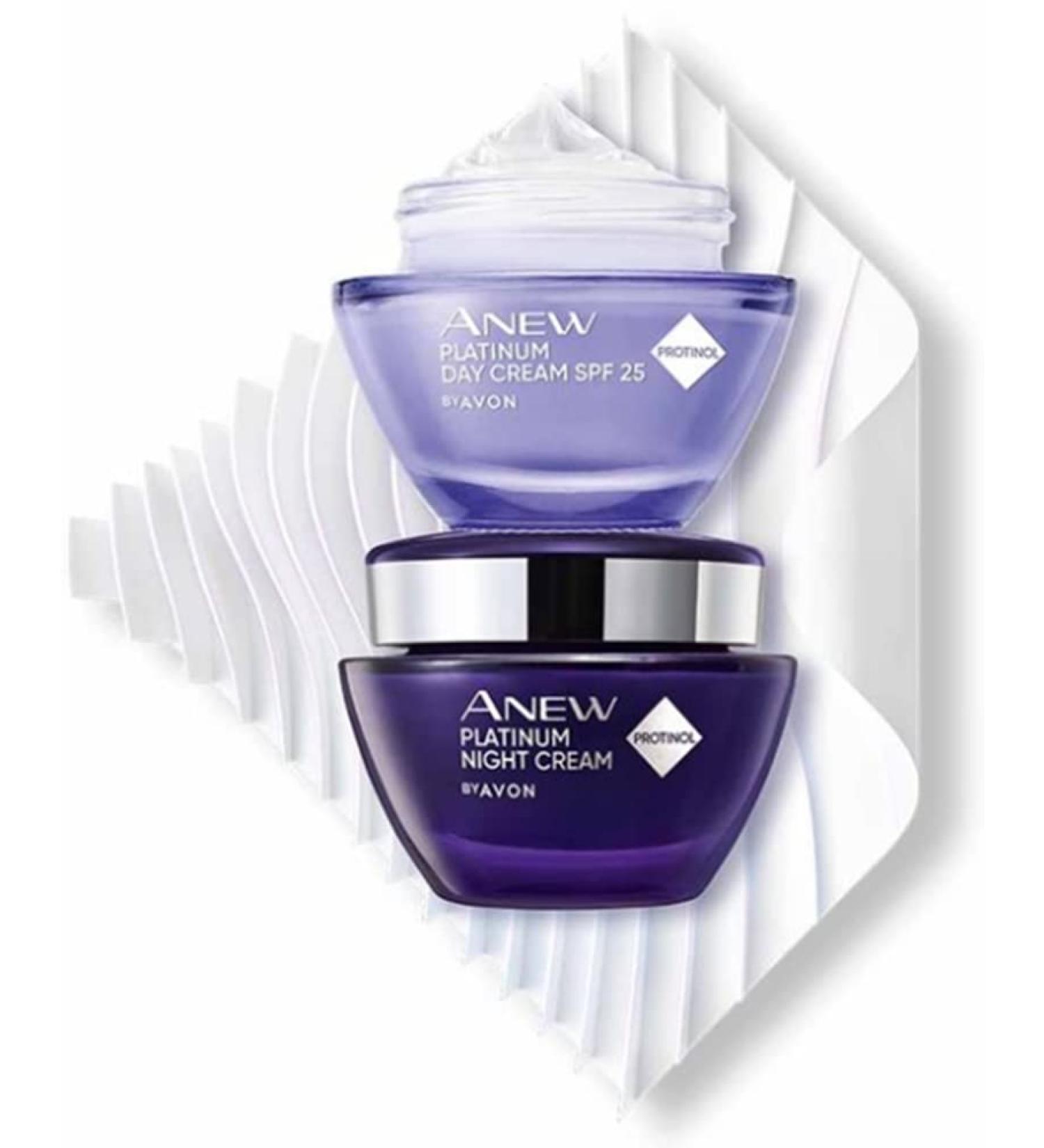Avon Anew Platinum Day and Night Duo With Protinol SPF25 - Sold by Ultimate Things - Buy Online on GoSupps.com