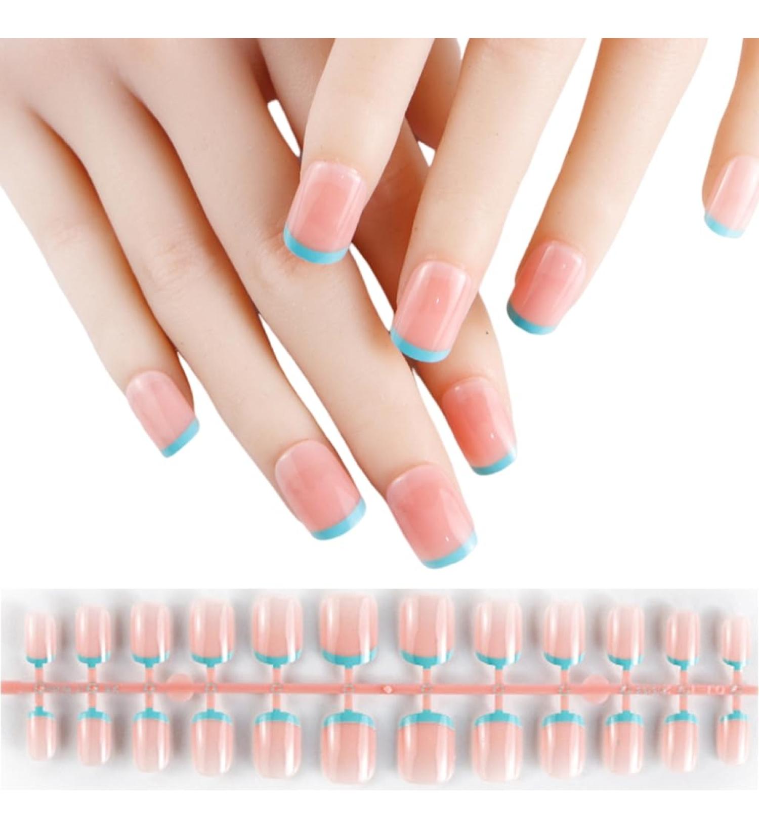 AJTUTUS/Box French Tip False s Press On False s Full Cover Stick On Ballerinas Artificial s - Buy Online on GoSupps.com