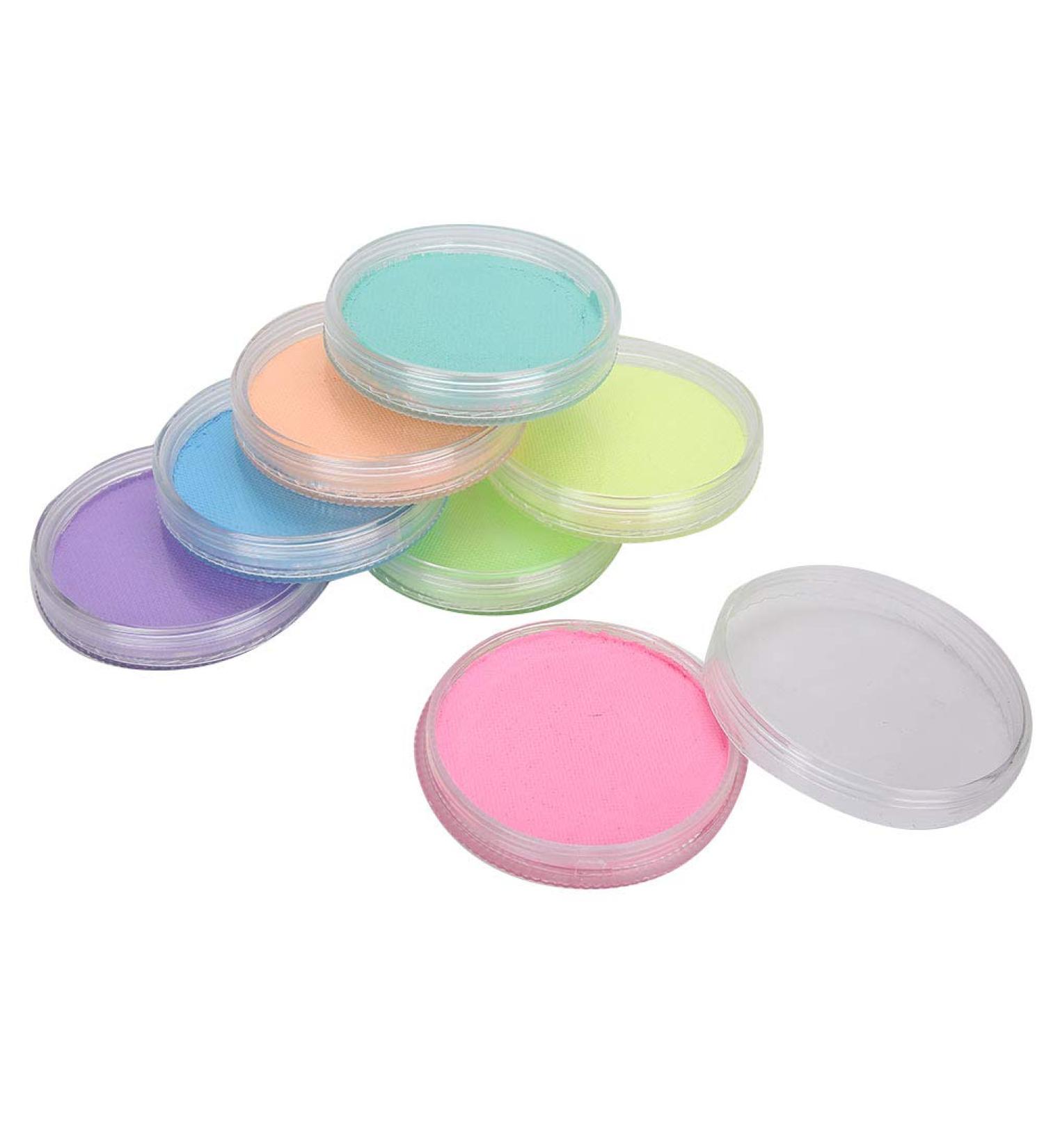  Duimimi 7 fluorescent colors body paint water-based 30g body art pigment safe for face and body for party makeup the - Buy Online on GoSupps.com