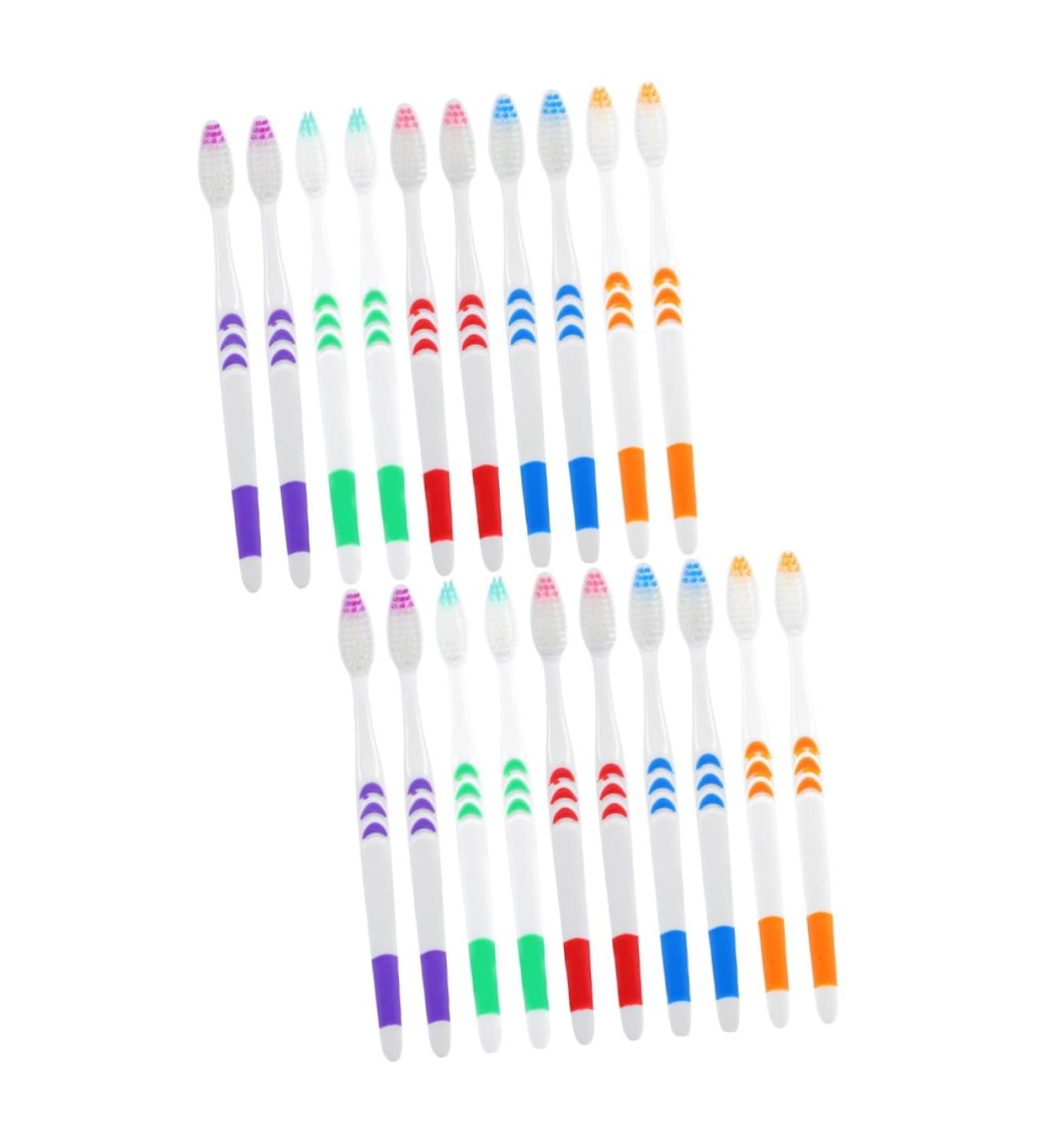 CliSpeed 60-Pack Extra Soft Disposable Travel Toothbrushes Vegan Manual Cleaning Brushes for Hotels & Travel - Buy Online on GoSupps.com
