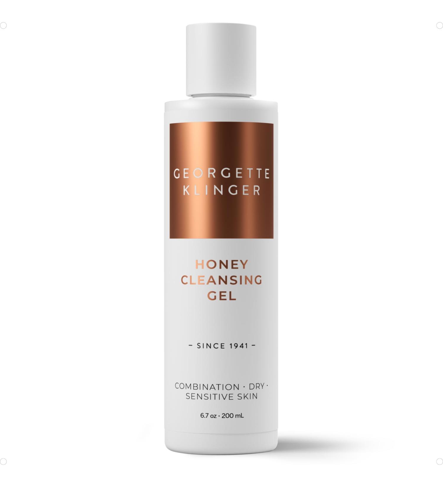 Georgette Klinger Honey Cleansing Gel - Gentle Hydrating Cleanser Daily Face Wash Removes Dirt Free Radicals with Moisturizing Manuka Honeysuckle for Normal Dry Sensitive Skin - 6.7 6.7 Fl Oz (Pack of 1) - Buy Online on GoSupps.com