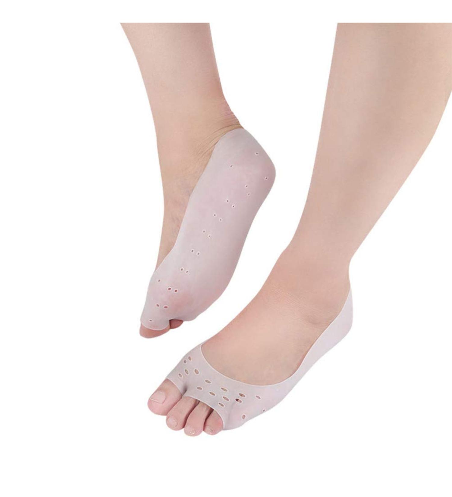 Milisten Women's Toe Bunion Corrector Socks - Hallux Valgus Splints, Thumb Splint, Toes Straighteners - 1 Pair (White) - Buy Online on GoSupps.com