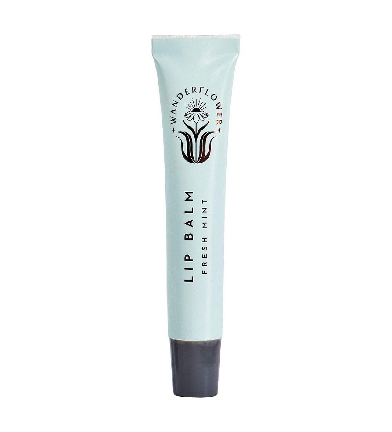 Wanderflower Fresh Mint Lip Balm - Buy Online on GoSupps.com