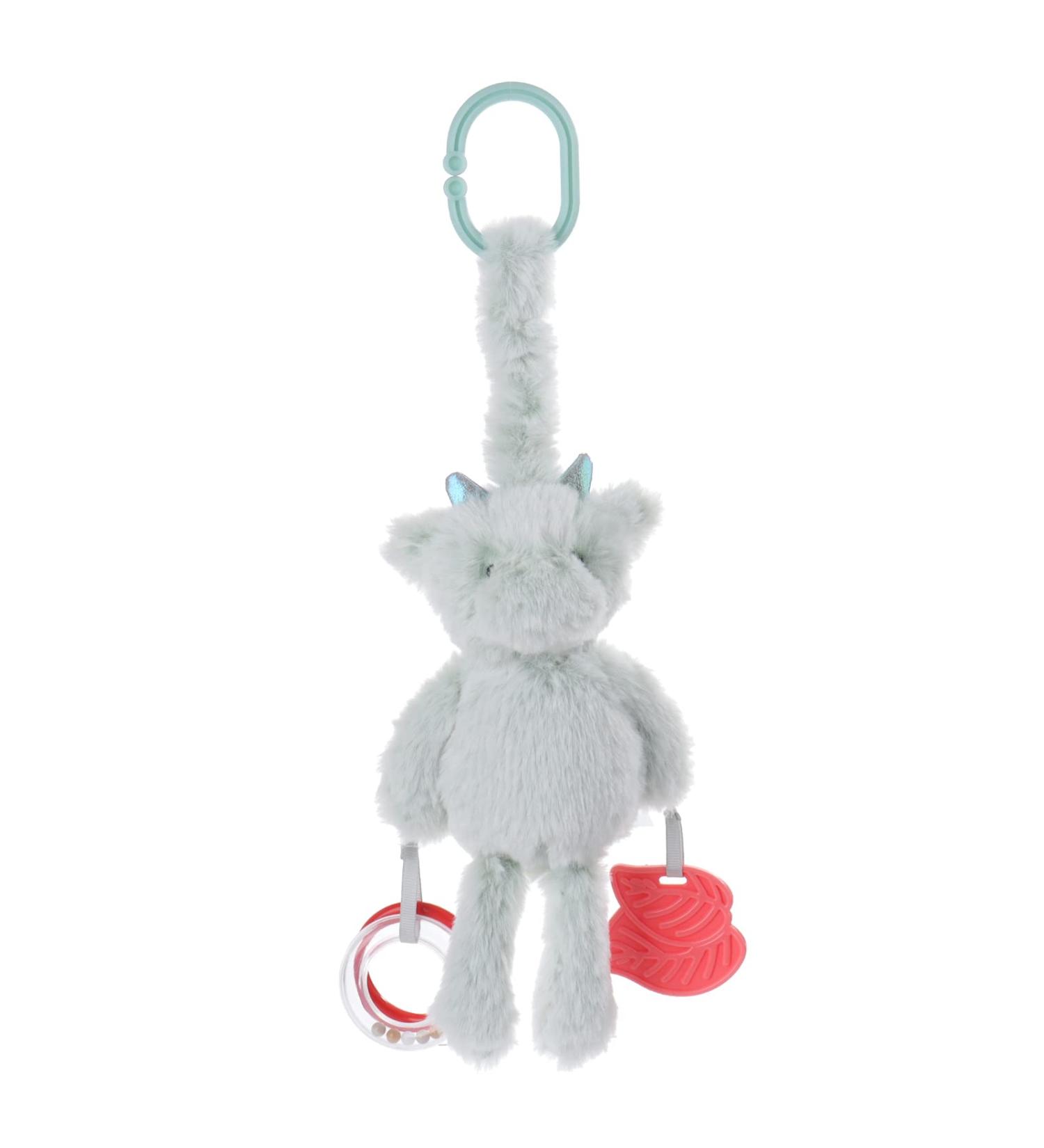 Apricot Lamb Plush Dragon Baby Toy - Rattle & Teether - 8.5 Inches - Buy Online on GoSupps.com
