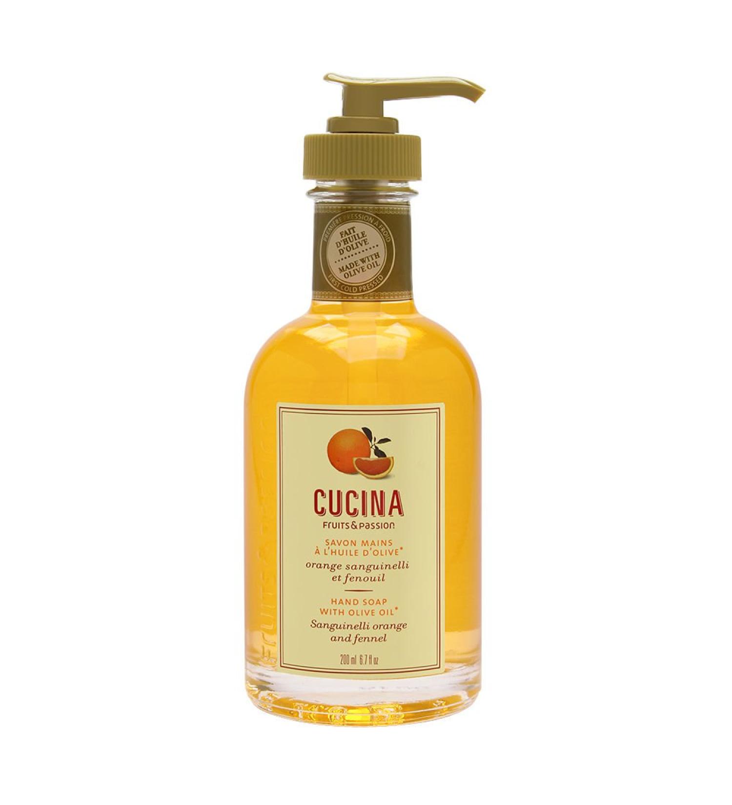 Fruits & Passion Cucina Sanguinelli Orange and Fennel 6.7 oz Hans Soap