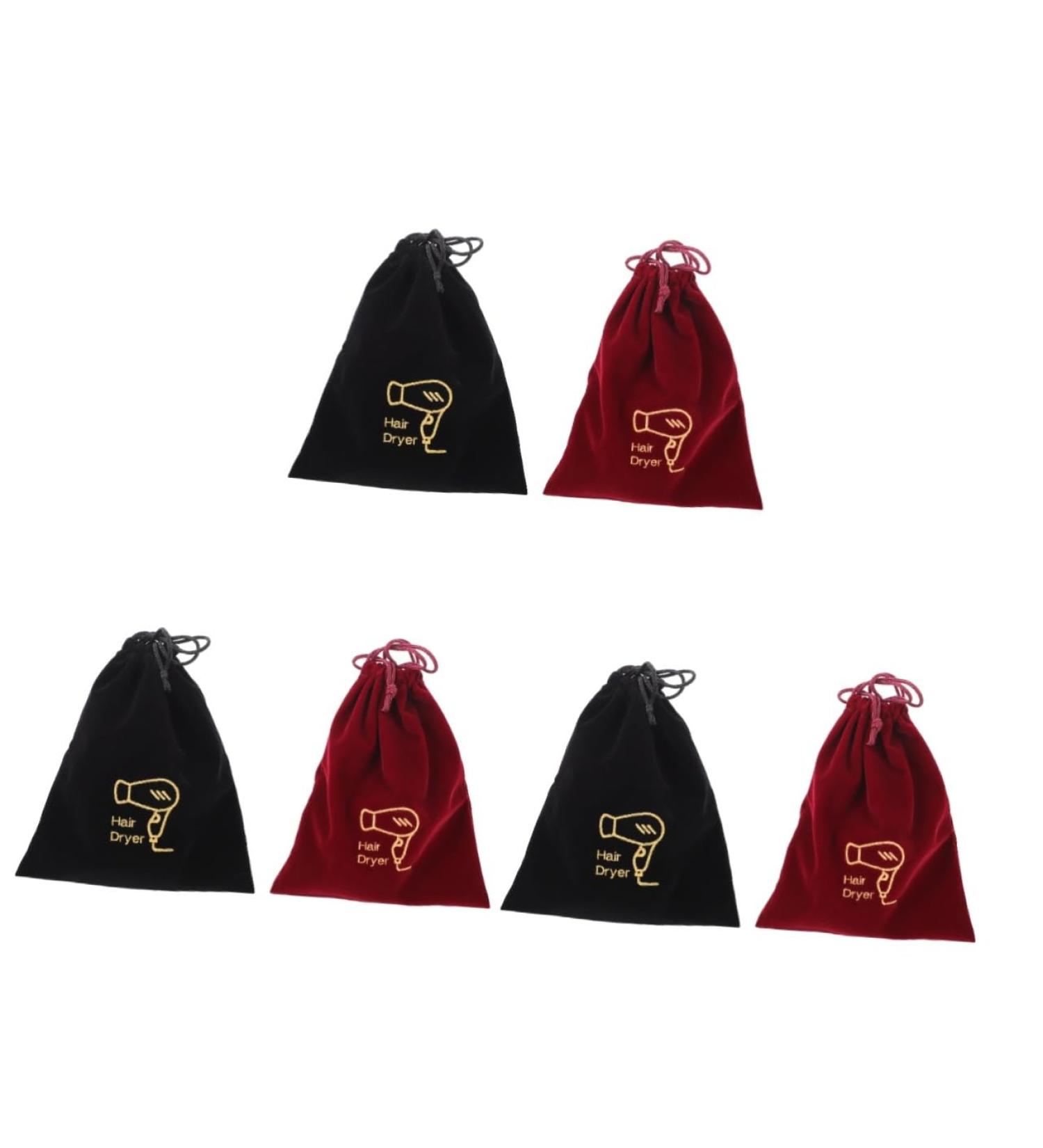 BIUDECO 6 Pcs Storage Bag Make up Holder Hotel Hair Dryer Bag Drawstring Storage Pouch Blower Bags Fabric - Buy Online on GoSupps.com