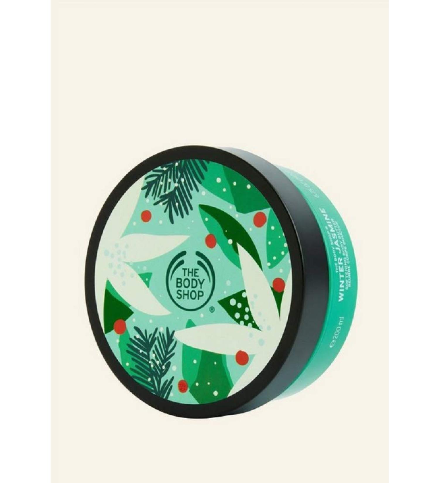 The Body Shop Winter Jasmine festive BODY BUTTER 200g miosturis warm sweet vanilla fragrance vegan