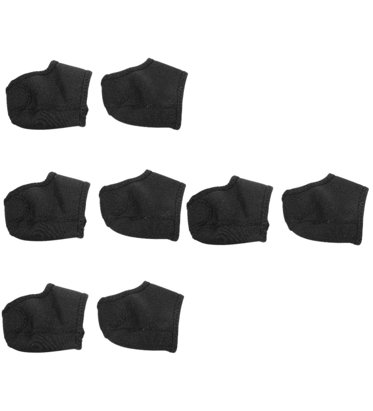 NOLITOY Heel Cover Pads | 4 Pairs Heel Protection & Cushion for Outdoor Use | Non-Slip SBR Socks for Ultimate Comfort - Buy Online on GoSupps.com
