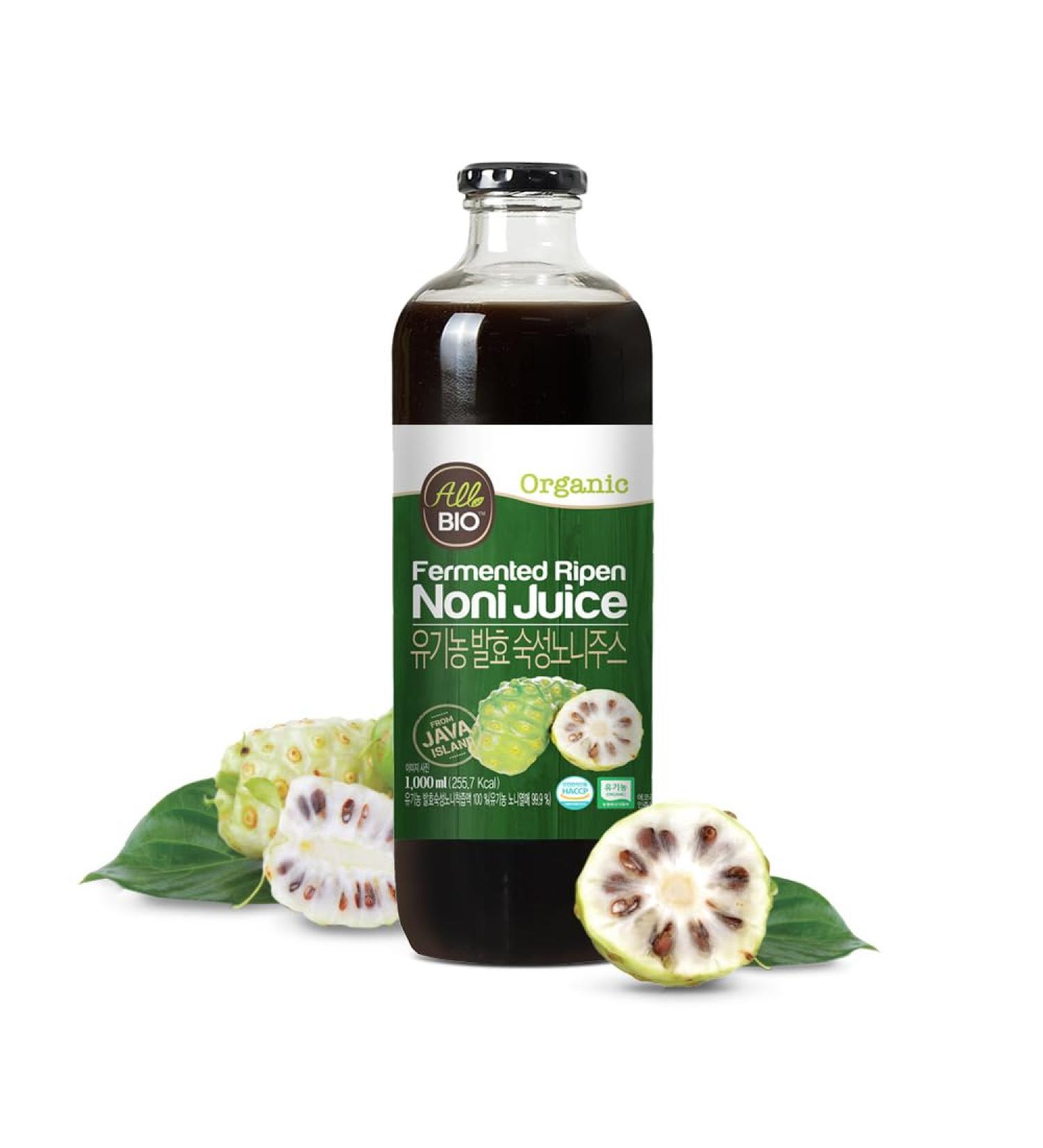 Buy ALLBIO Organic Fermented Noni 33.8 fl oz - Premium Health Supplement for Immune Support & Wellness | International Shipping Available - Buy Online on GoSupps.com