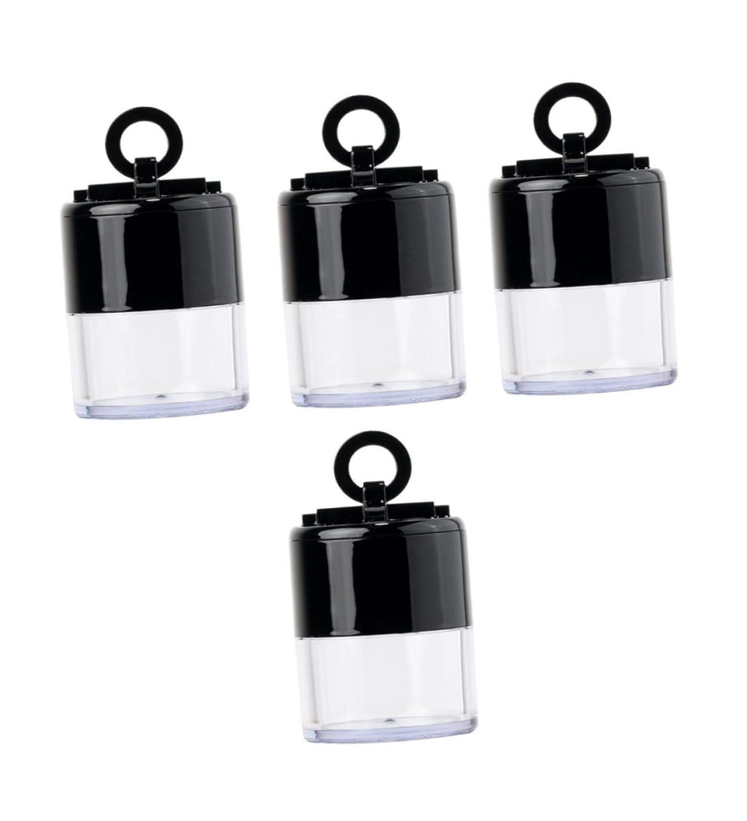 Housoutil 4pcs Loose Powder Box Powder Box Blusher Powder Puff Makeup Powder Boxes Empty Box Miss Portable - Buy Online on GoSupps.com