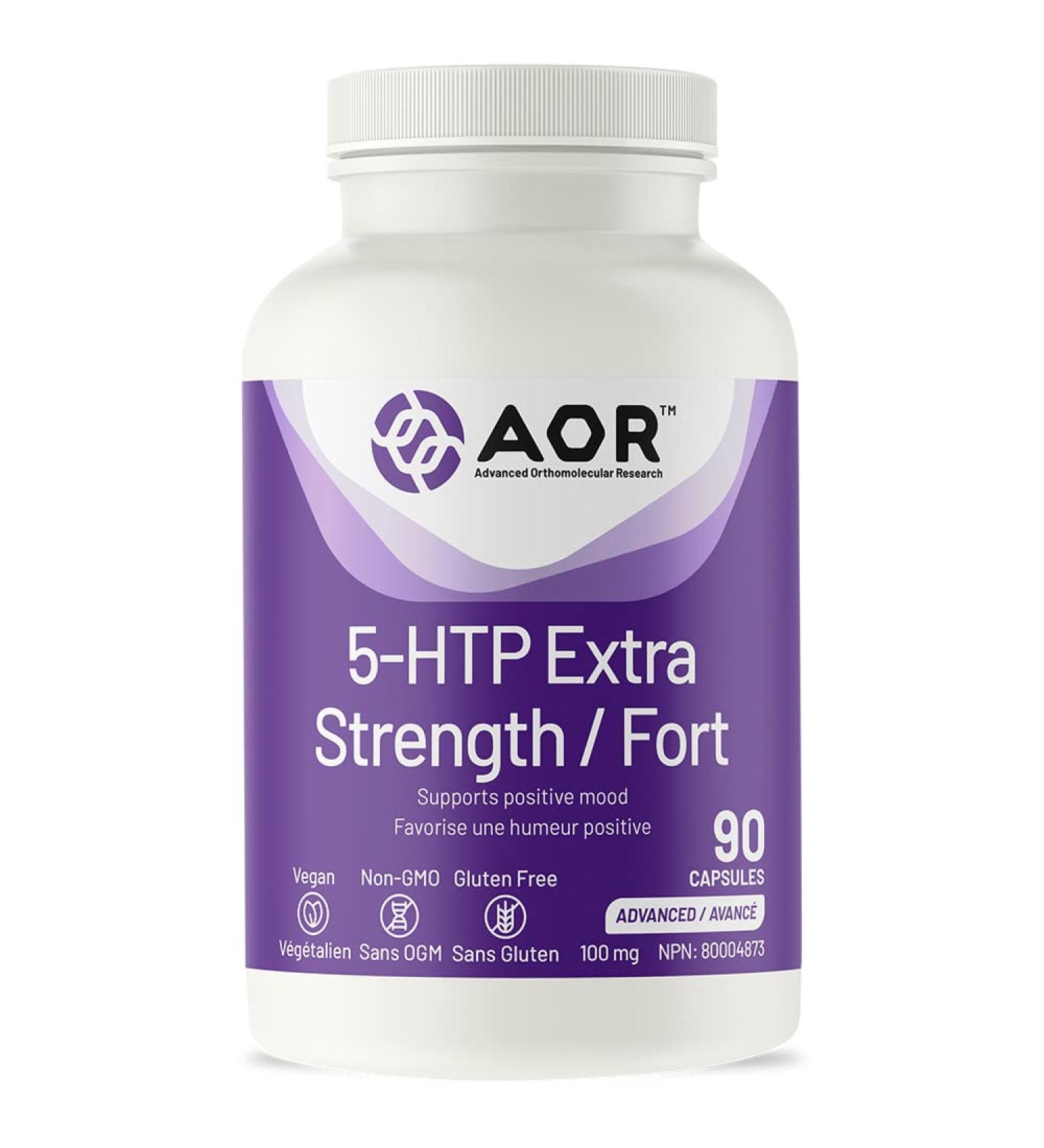 AOR - 5-HTP Extra Strength 90 Capsules - Supports Positive Mood 90 count (Pack of 1) - Buy Online on GoSupps.com