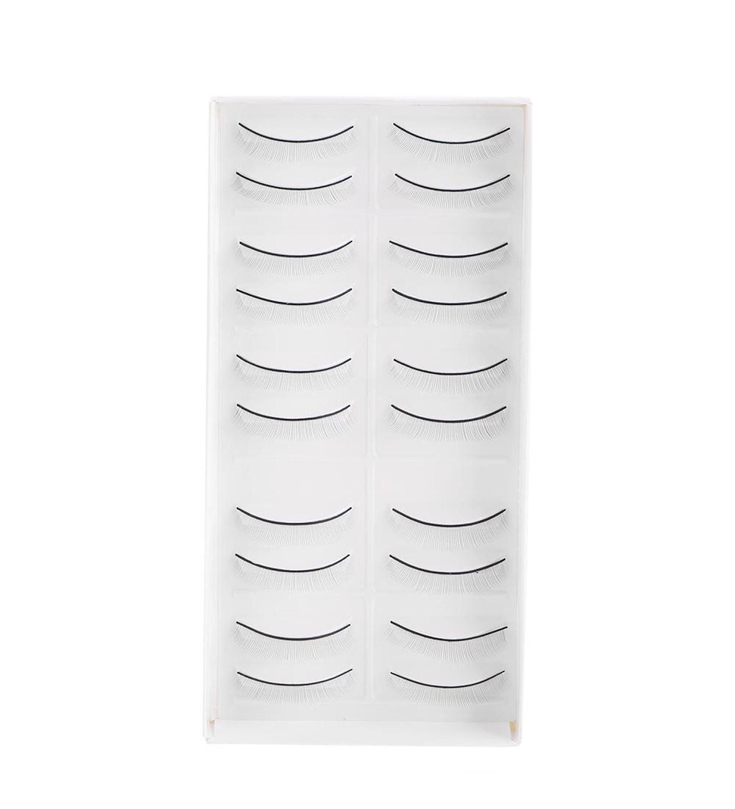 10 Pairs Practice False Eyelashes for Eyelash Extension Training | Ideal for Makeup Artists | International Shipping - Buy Online on GoSupps.com