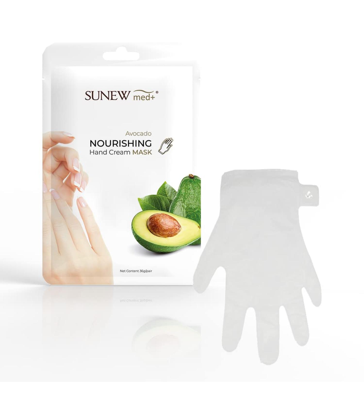 Rejuvenating hand mask with avocado gloves for regenerating hands nourishing and moisturizing