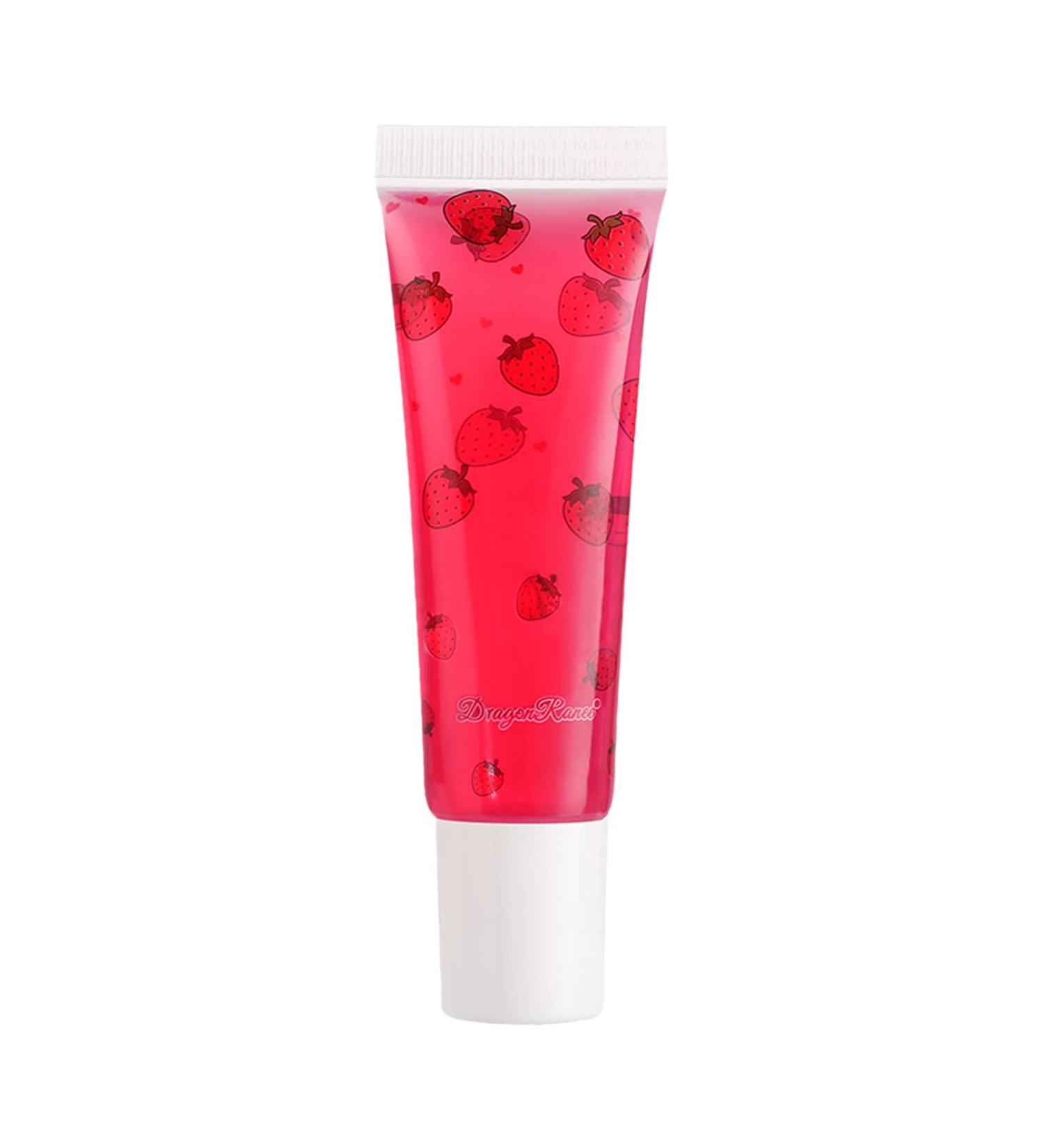 Clear Fruity Lip Oil - Natural Avocado Pineapple Peach Strawberry Grape Cherry Lip Balm for Long-Lasting Moisture | 1 Pack - Buy Online on GoSupps.com