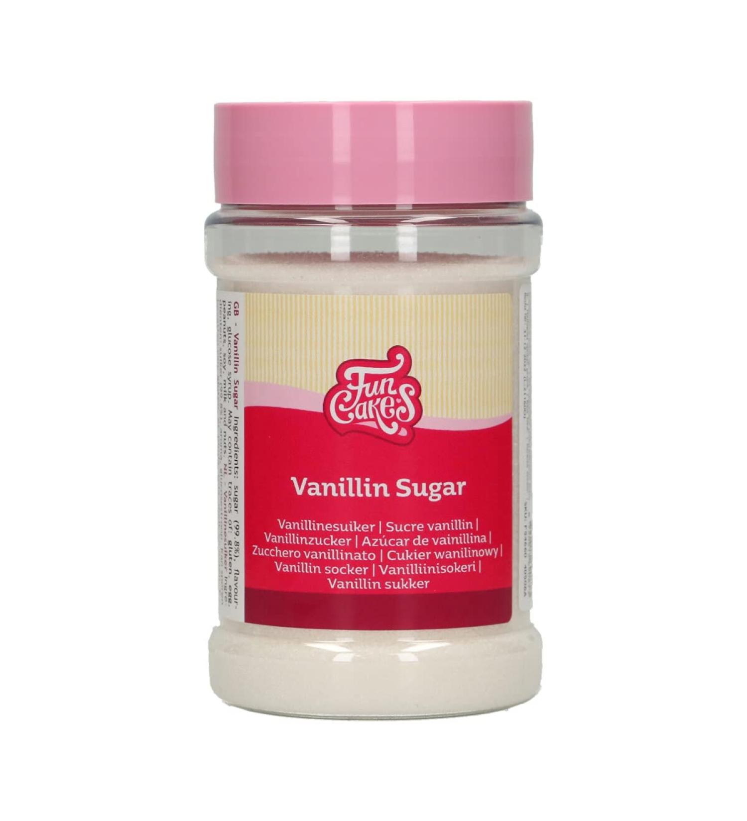 FunCakes Vanillin Sugar: Sugar With Vanilla Flavour Use in Batter or Dough Sprinkle Over Fresh Fruit 250 g.