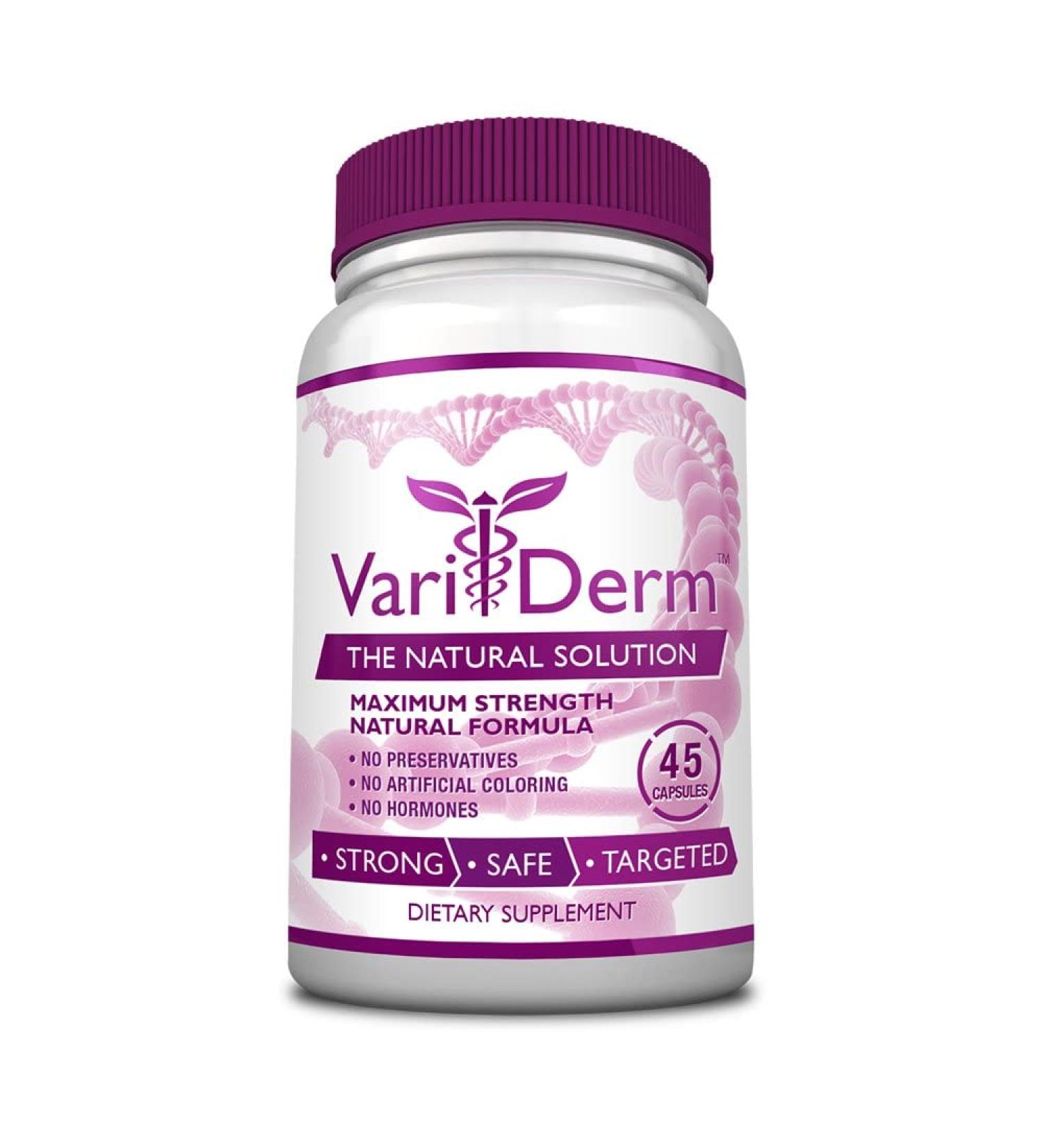 Varicose & Spider Vein Supplement - Witch Hazel Citrus Bioflavonoids - Vegan - 45 Capsules - 1 Bottle 45 Count (Pack of 1) - Buy Online on GoSupps.com