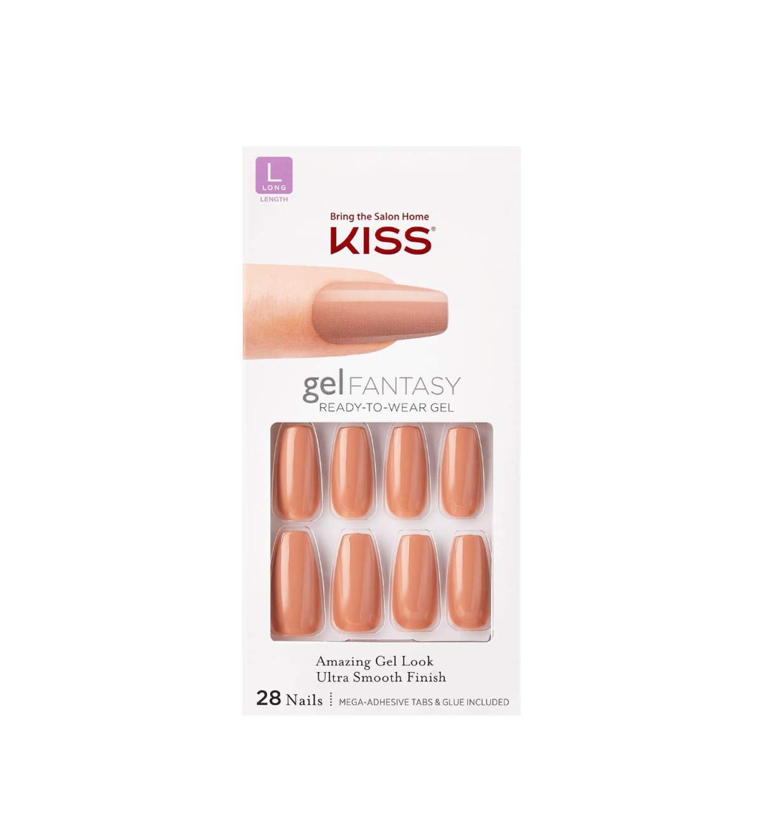 KISS Gel Fantasy Ready-to-Wear Gel Nails - Here with Me | Shop Internationally for Stunning Nail Art - Buy Online on GoSupps.com