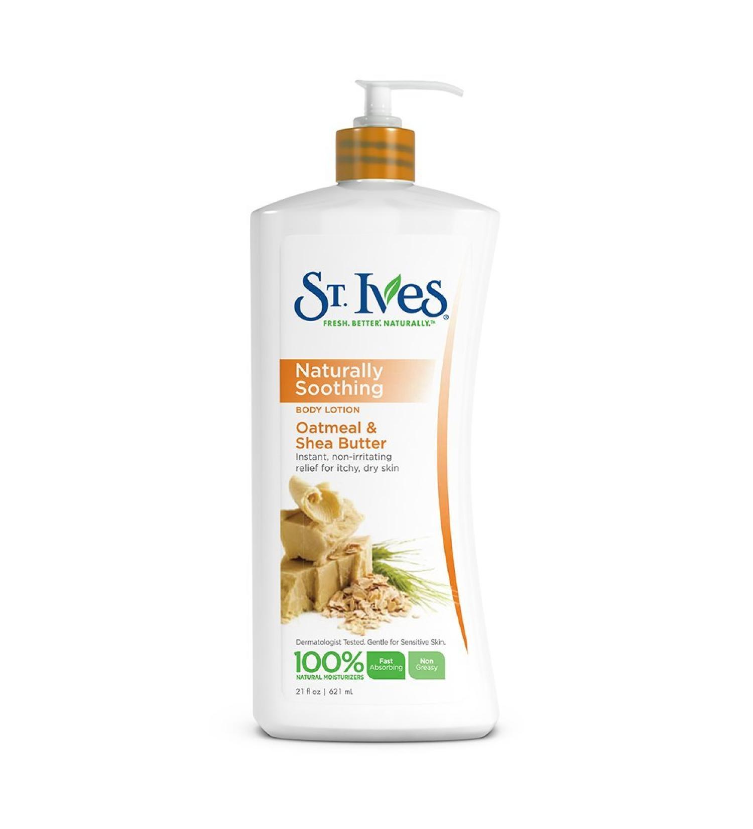 St. Ives Nourish & Soothe Oatmeal & Shea Butter Body Lotion 21 Fl Oz - Moisturizing Skin Care Formula, Pack of 1 - Buy Online on GoSupps.com