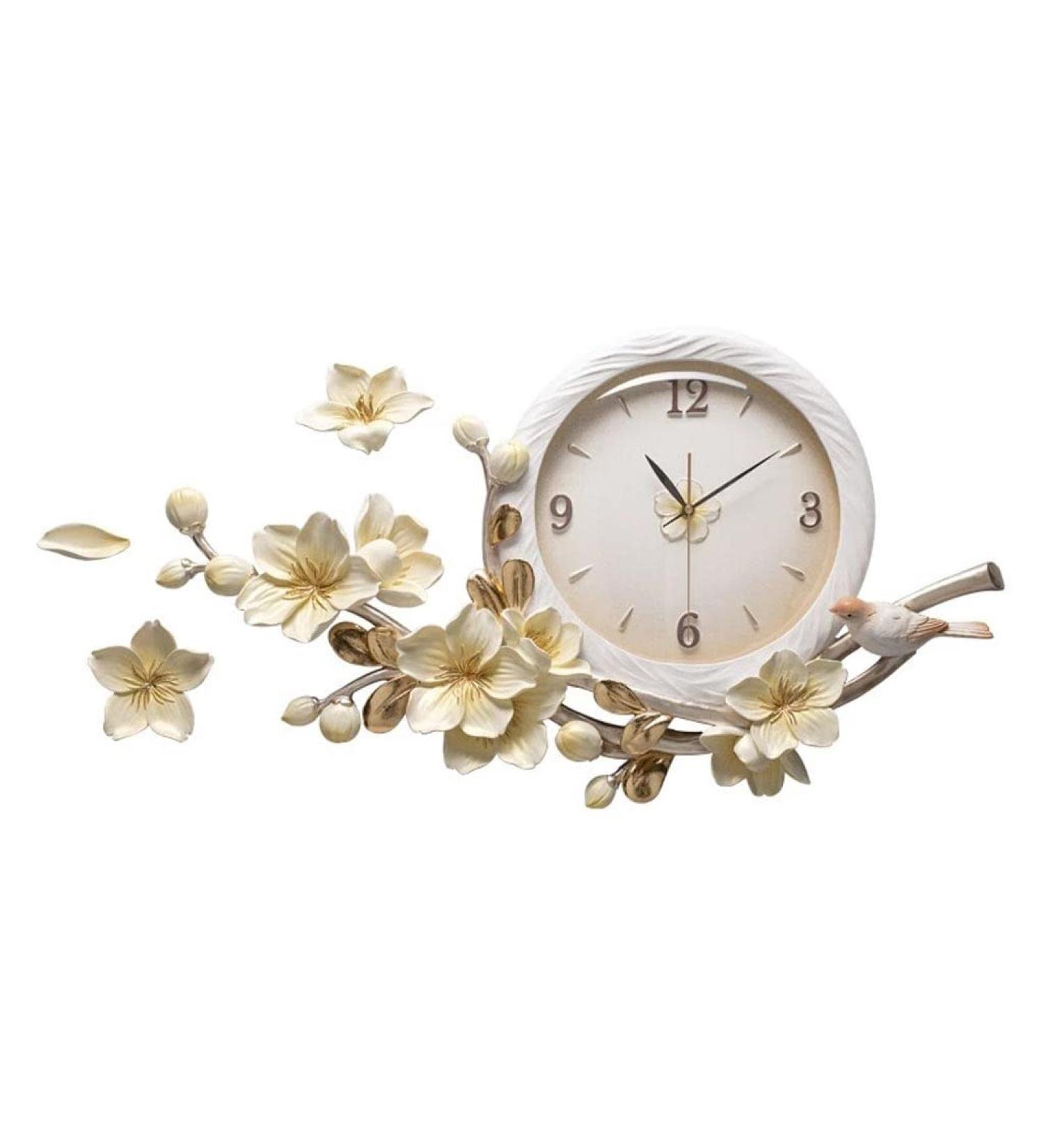 Emboss Restaurant Mute Wall Clocks Resin Crafts Decoration Home Livingroom Sofa Background 3D Wall Sticker Mural Ornament (Size : 1) - Buy Online on GoSupps.com