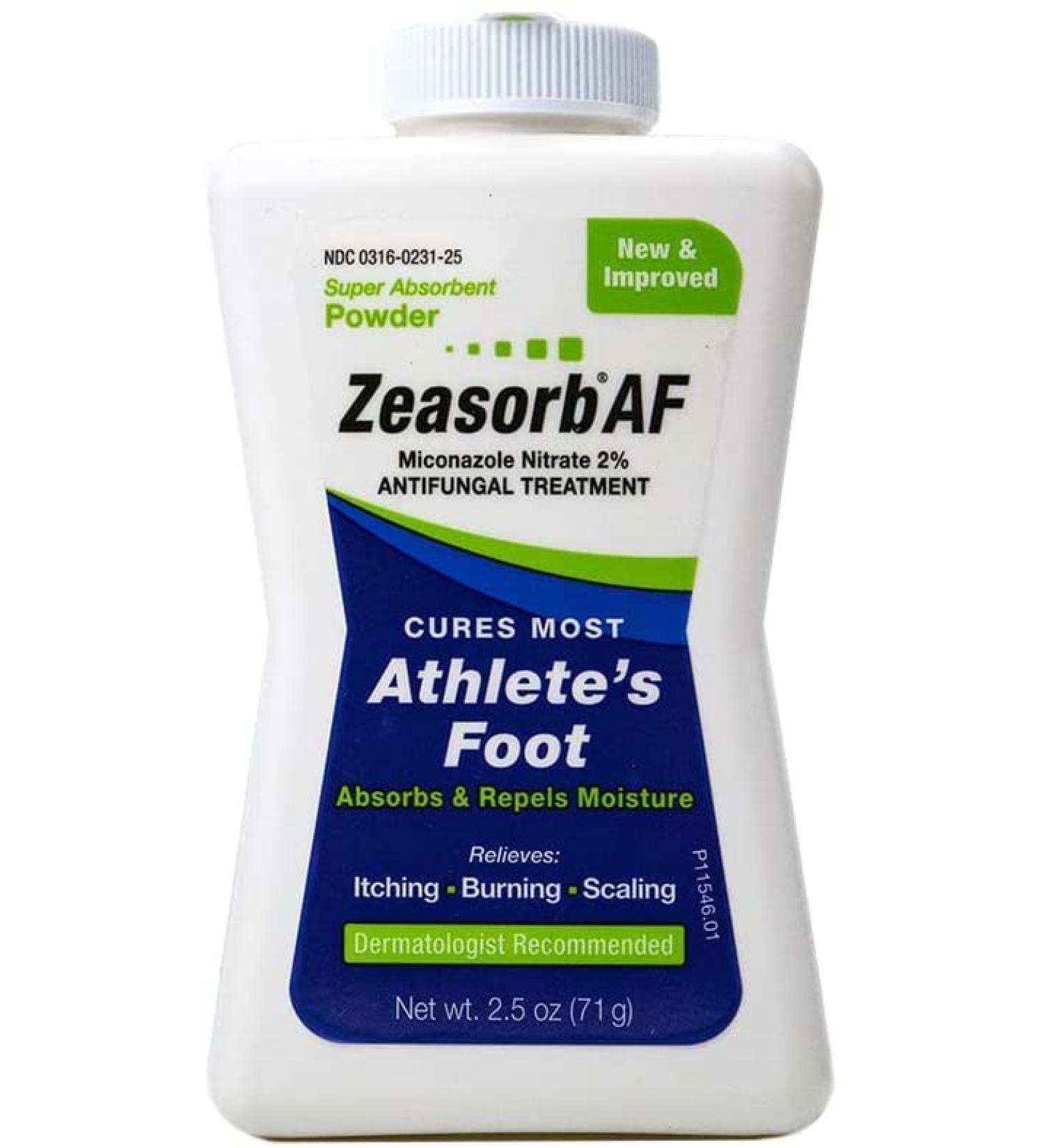 Zeasorb-AF Super Absorbent Antifungal Powder 2.5 oz(3 Pack)