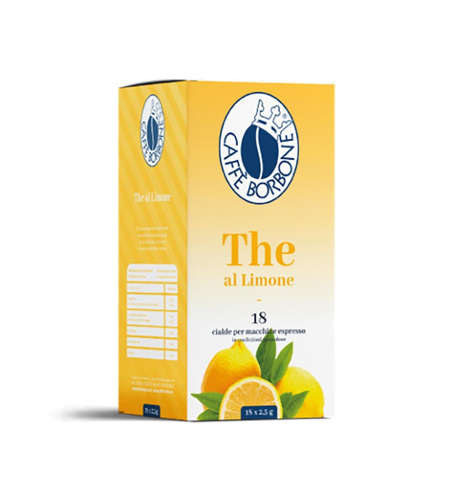 LEMON TEA CAFFÈ BORBONE - Box 18 PODS ESE44 2.4g